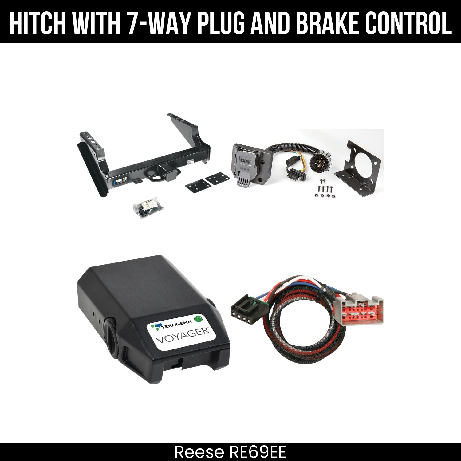Trailer Hitch , 7-Way , Tekonsha Voyager Brake Control