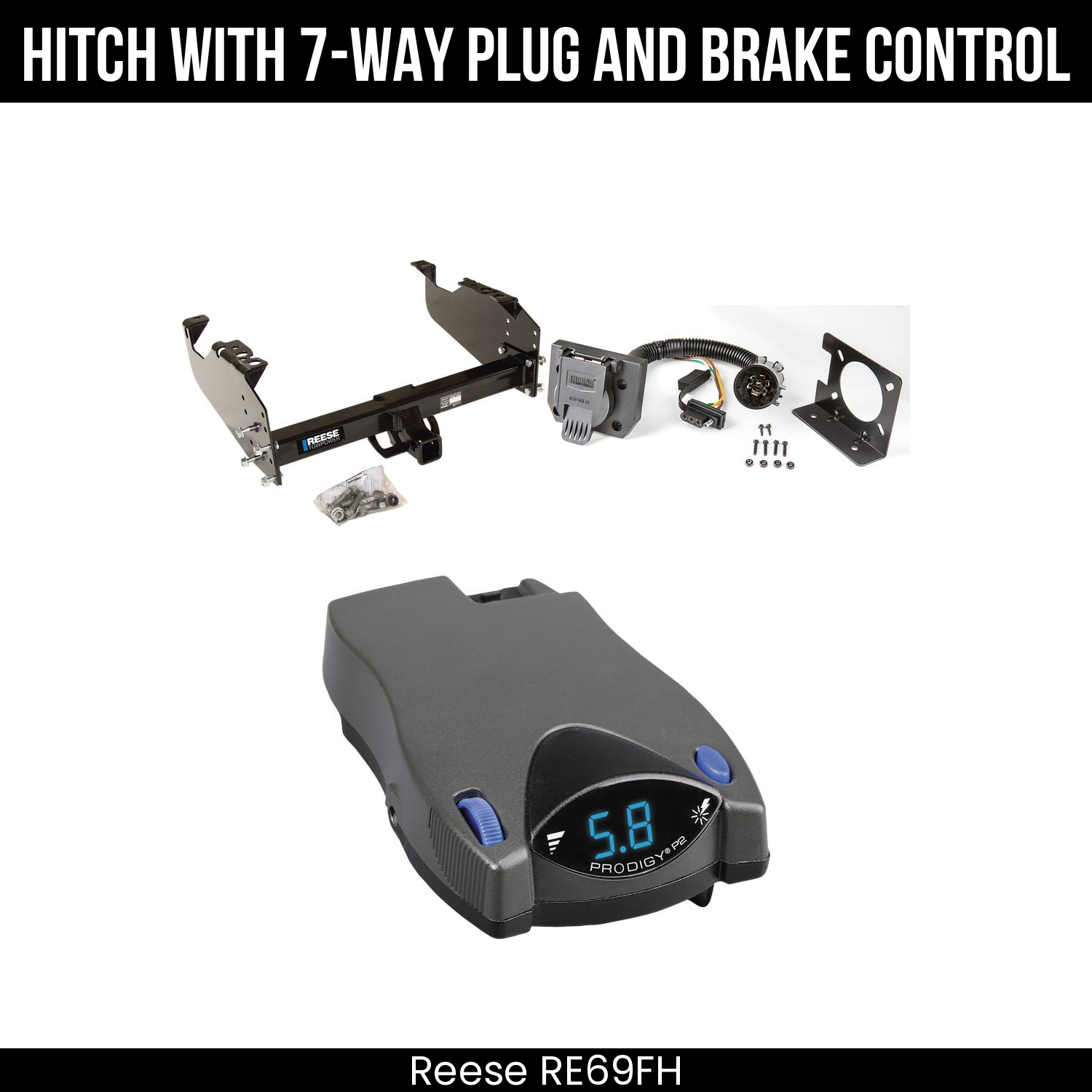 Trailer Hitch , 7-Way , Tekonsha Prodigy P2 Brake Control