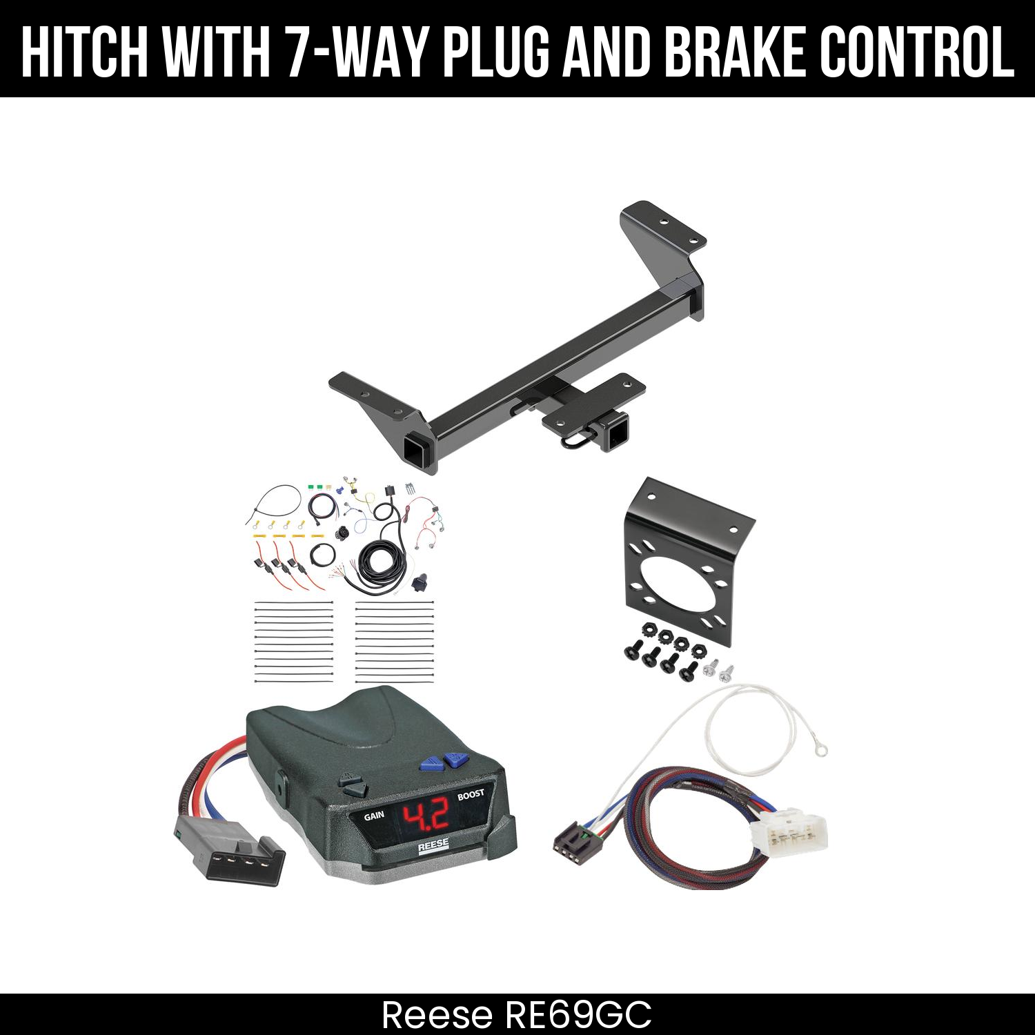 Trailer Hitch , 7-Way , Reese Brake EVN Control