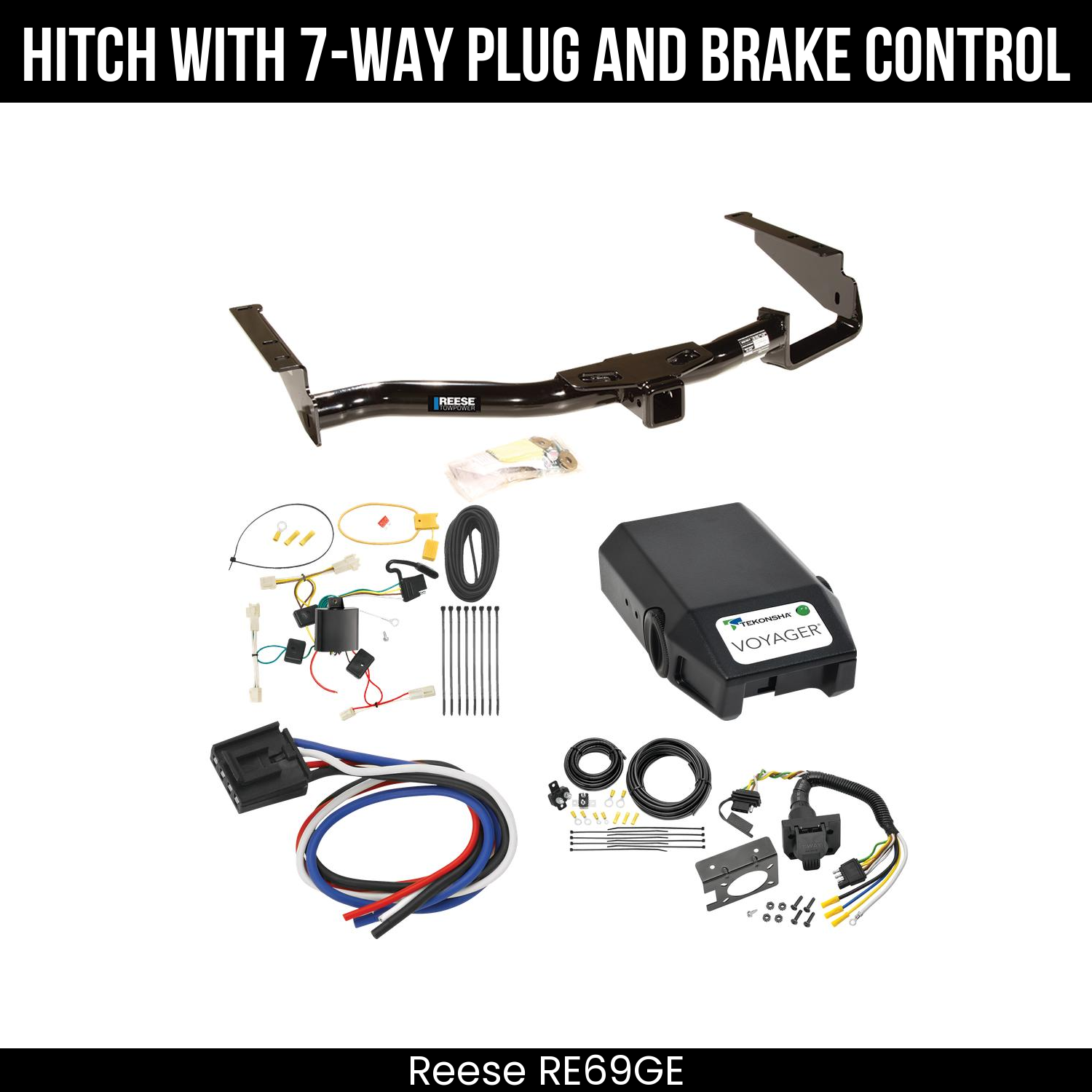 Trailer Hitch , 7-Way , Tekonsha Voyager Brake Control