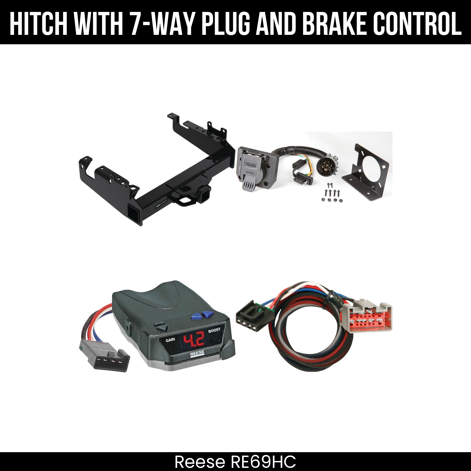 Trailer Hitch , 7-Way , Reese Brake EVN Control