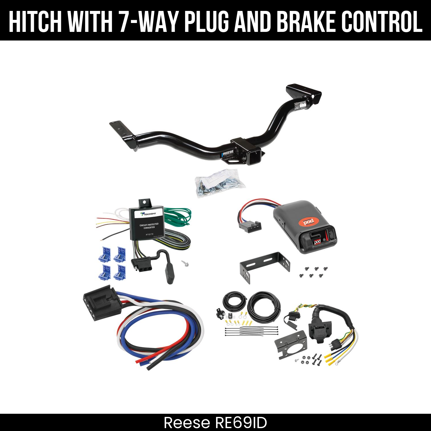 Trailer Hitch , 7-Way , Pro Series POD Brake Control