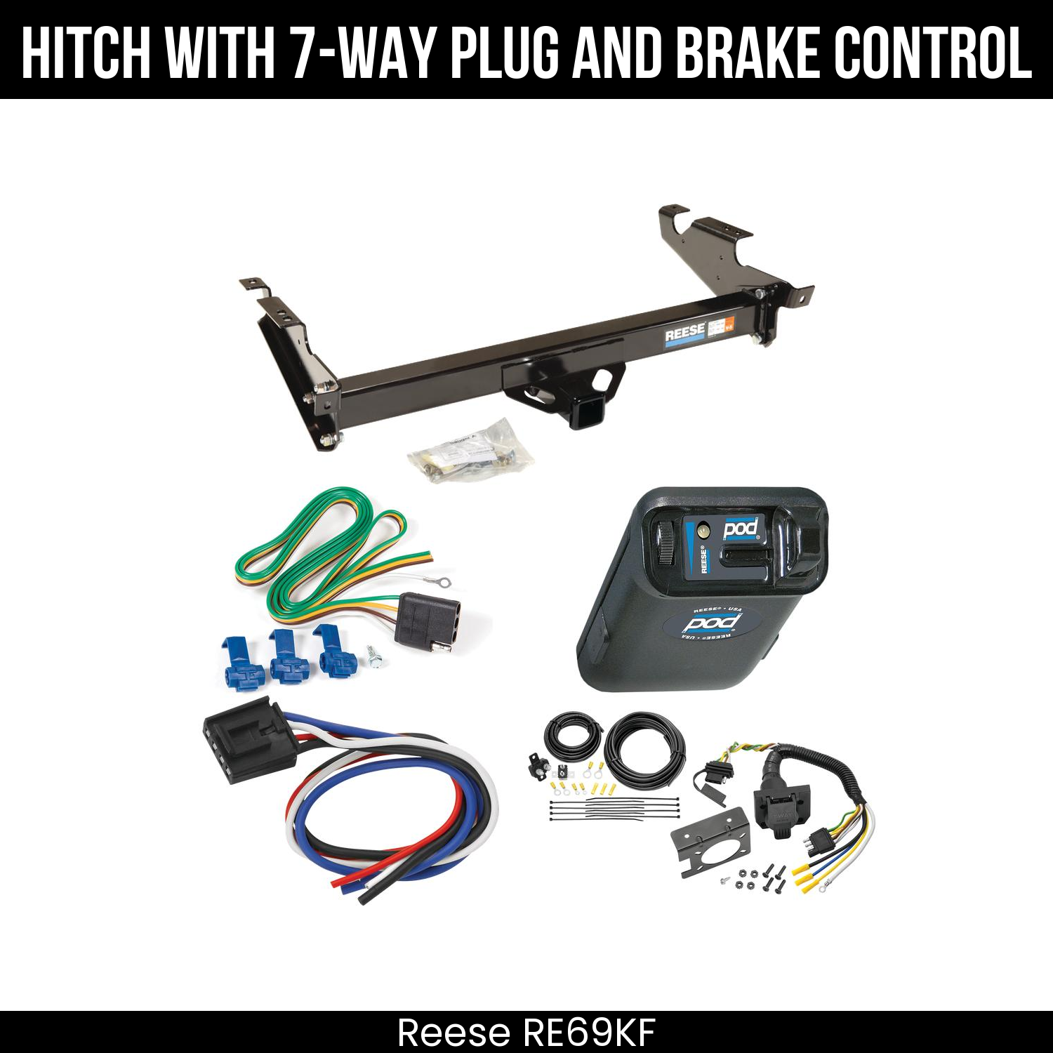 Trailer Hitch , 7-Way , Reese POD Brake Control