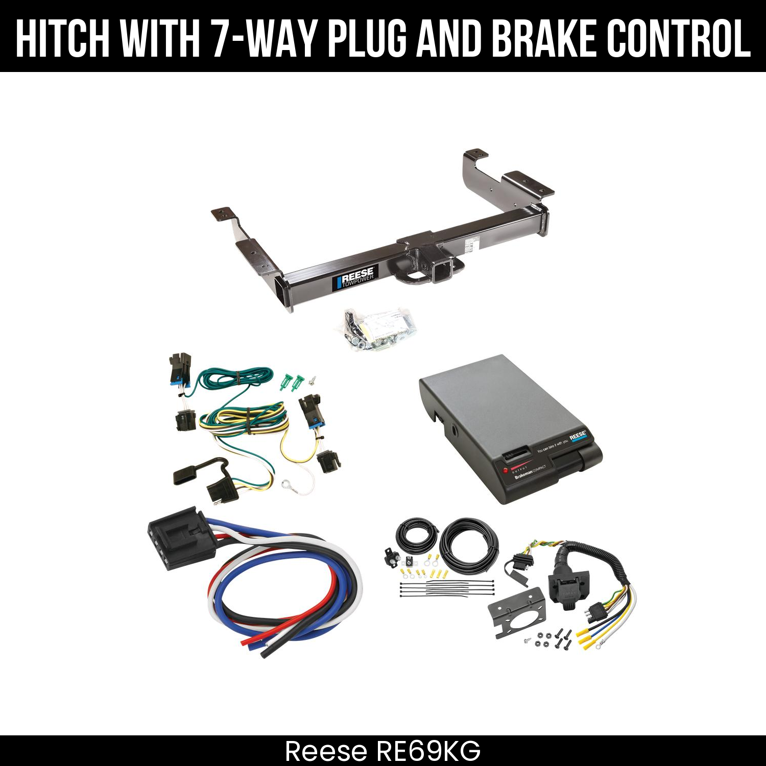 Trailer Hitch , 7-Way , Reese Brakeman Brake Control