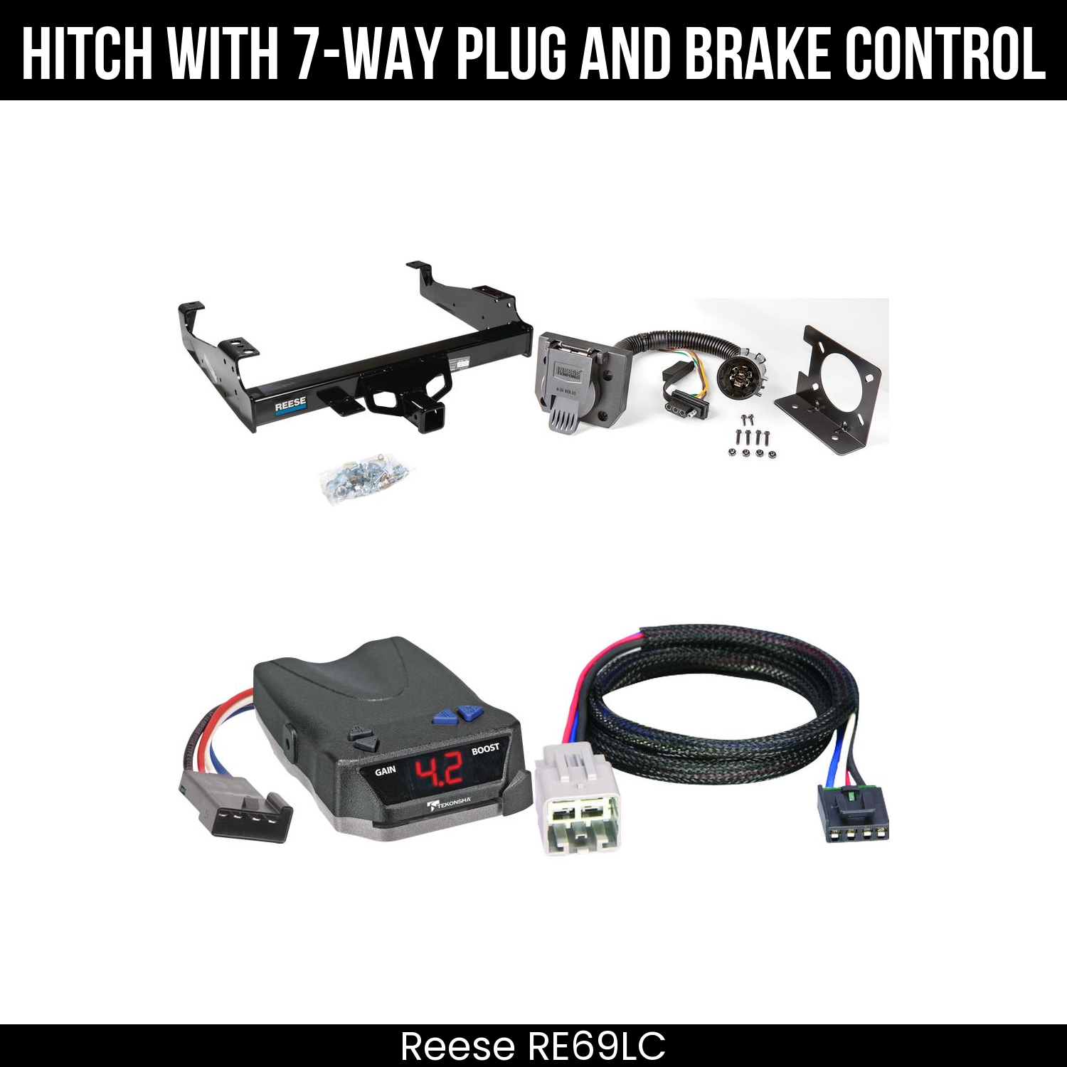Trailer Hitch , 7-Way , Tekonsha Brake EVN Control