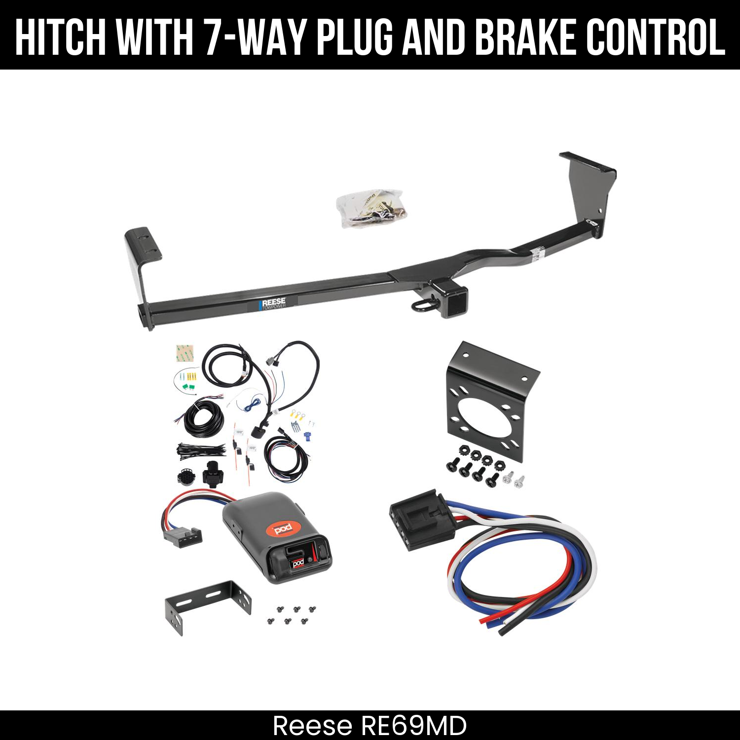 Trailer Hitch , 7-Way , Pro Series POD Brake Control