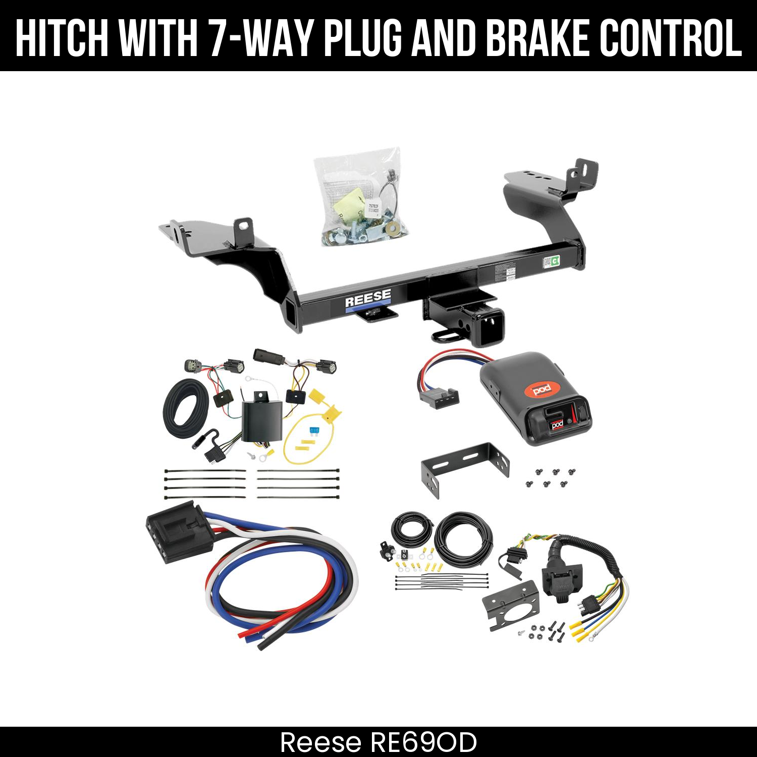Trailer Hitch , 7-Way , Pro Series POD Brake Control