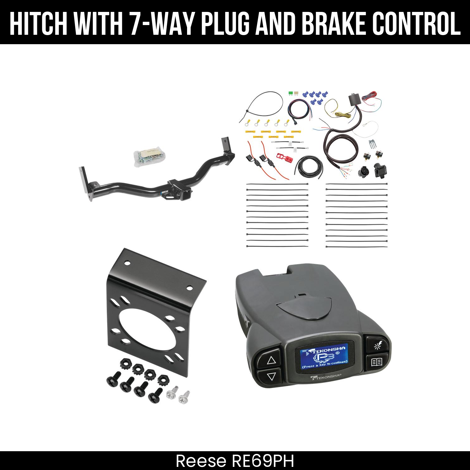 Trailer Hitch , 7-Way , Tekonsha Prodigy P3 Brake Control