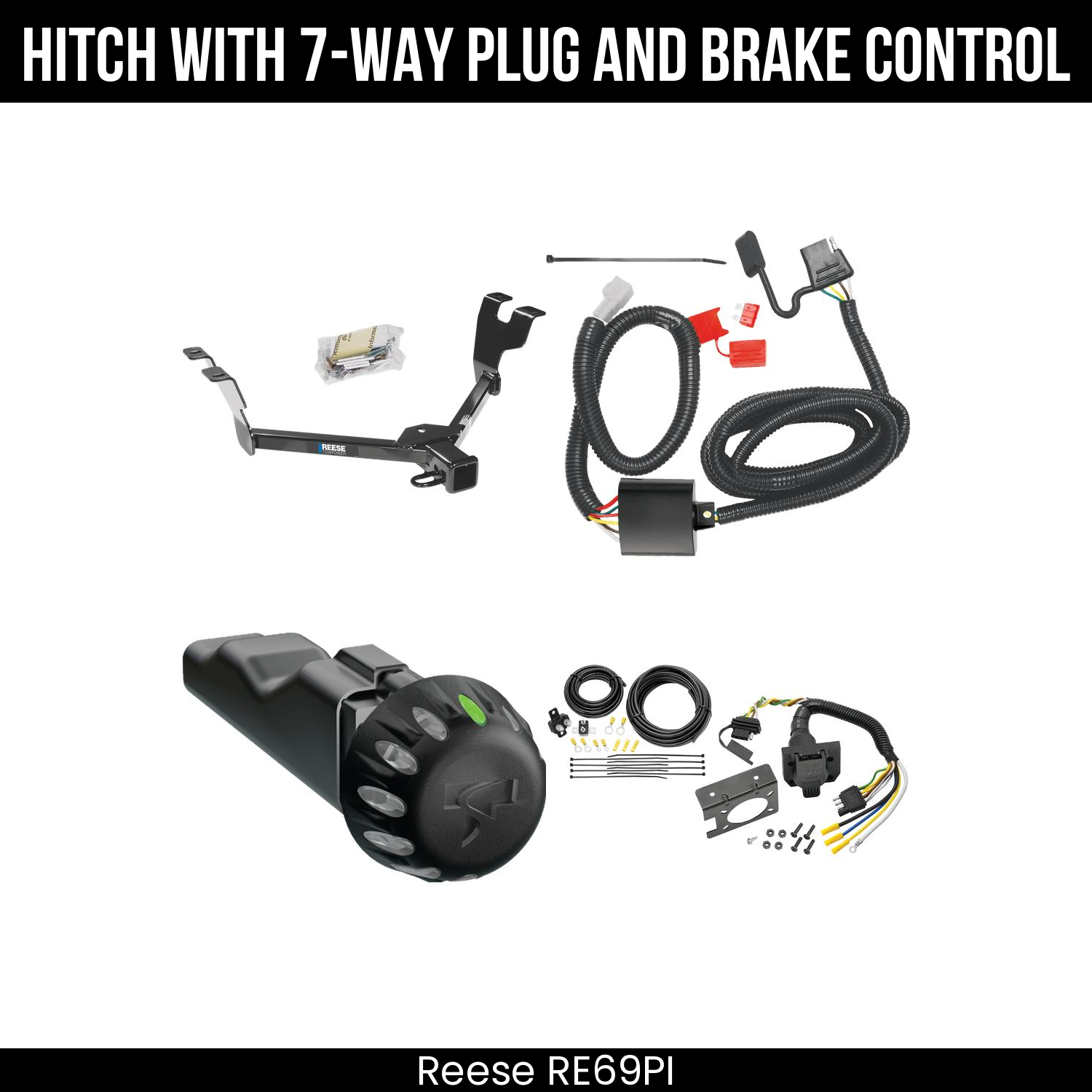Trailer Hitch , 7-Way , Tekonsha Voyager iD Smart Brake Control