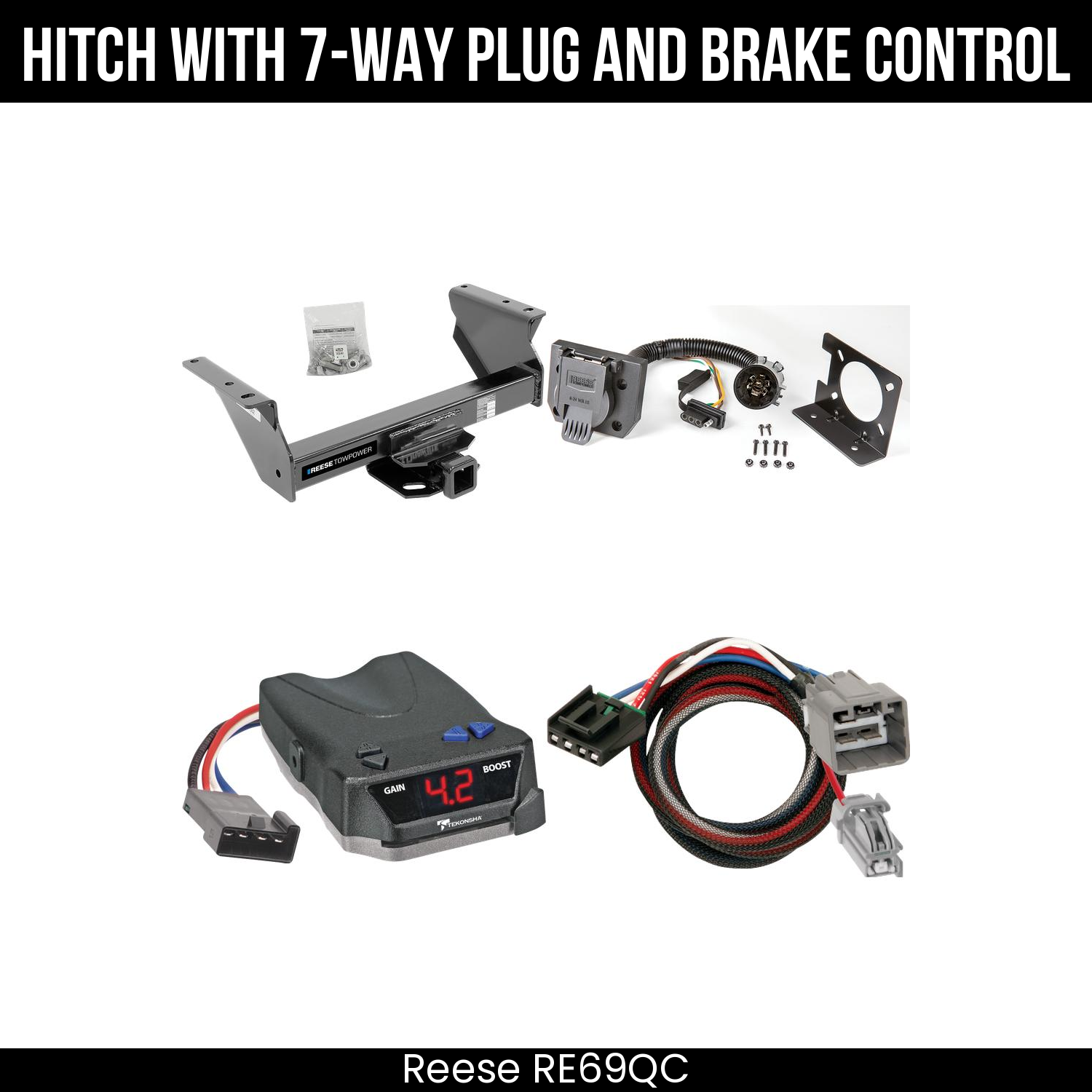 Trailer Hitch , 7-Way , Tekonsha Brake EVN Control