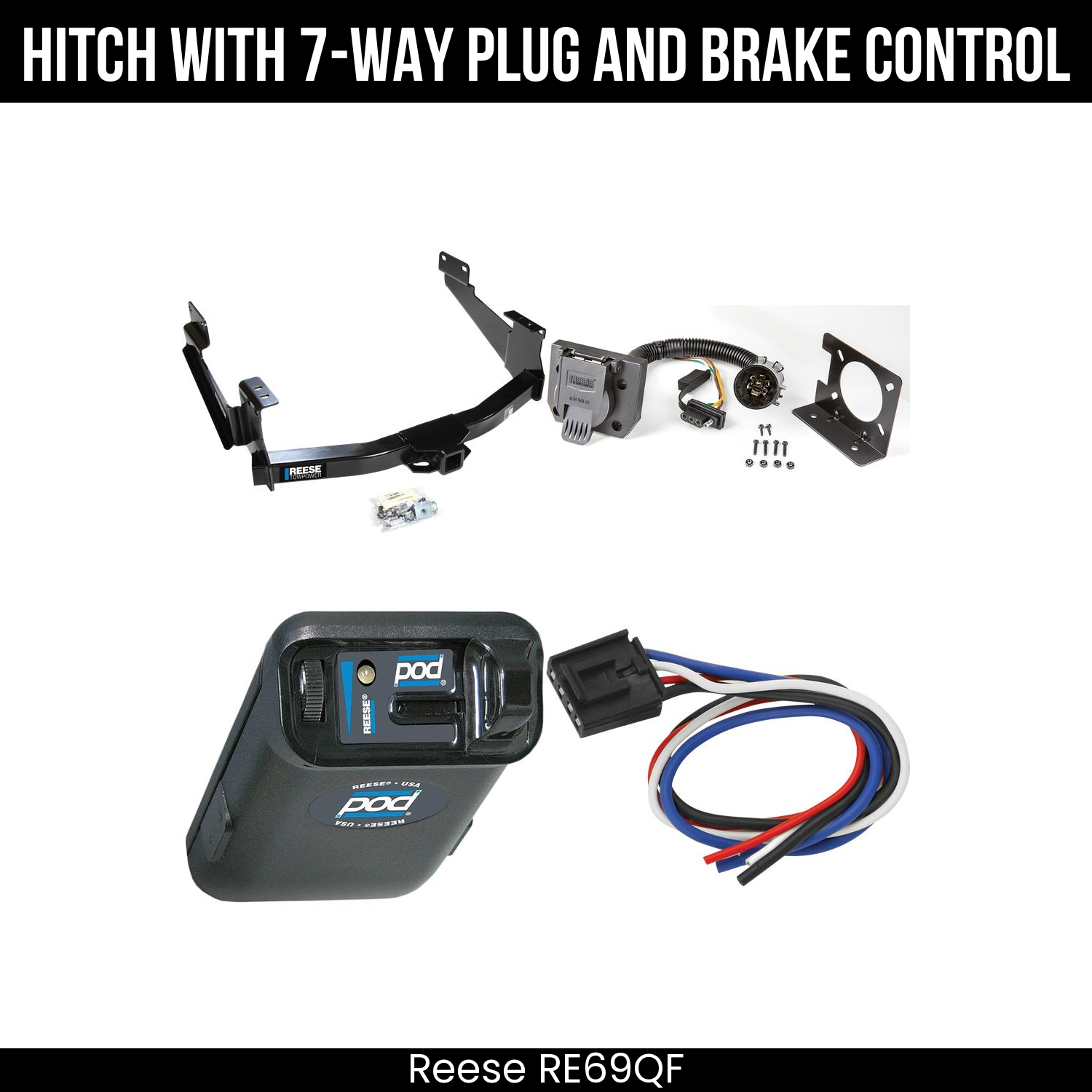 Trailer Hitch , 7-Way , Reese POD Brake Control