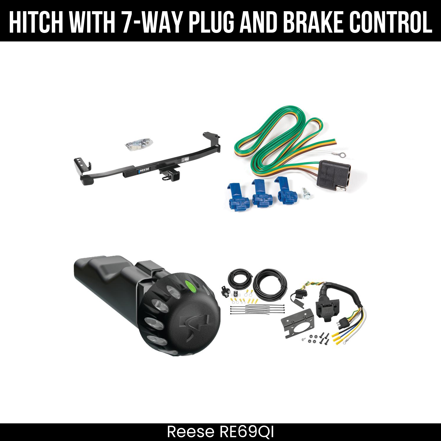 Trailer Hitch , 7-Way , Tekonsha Voyager iD Smart Brake Control