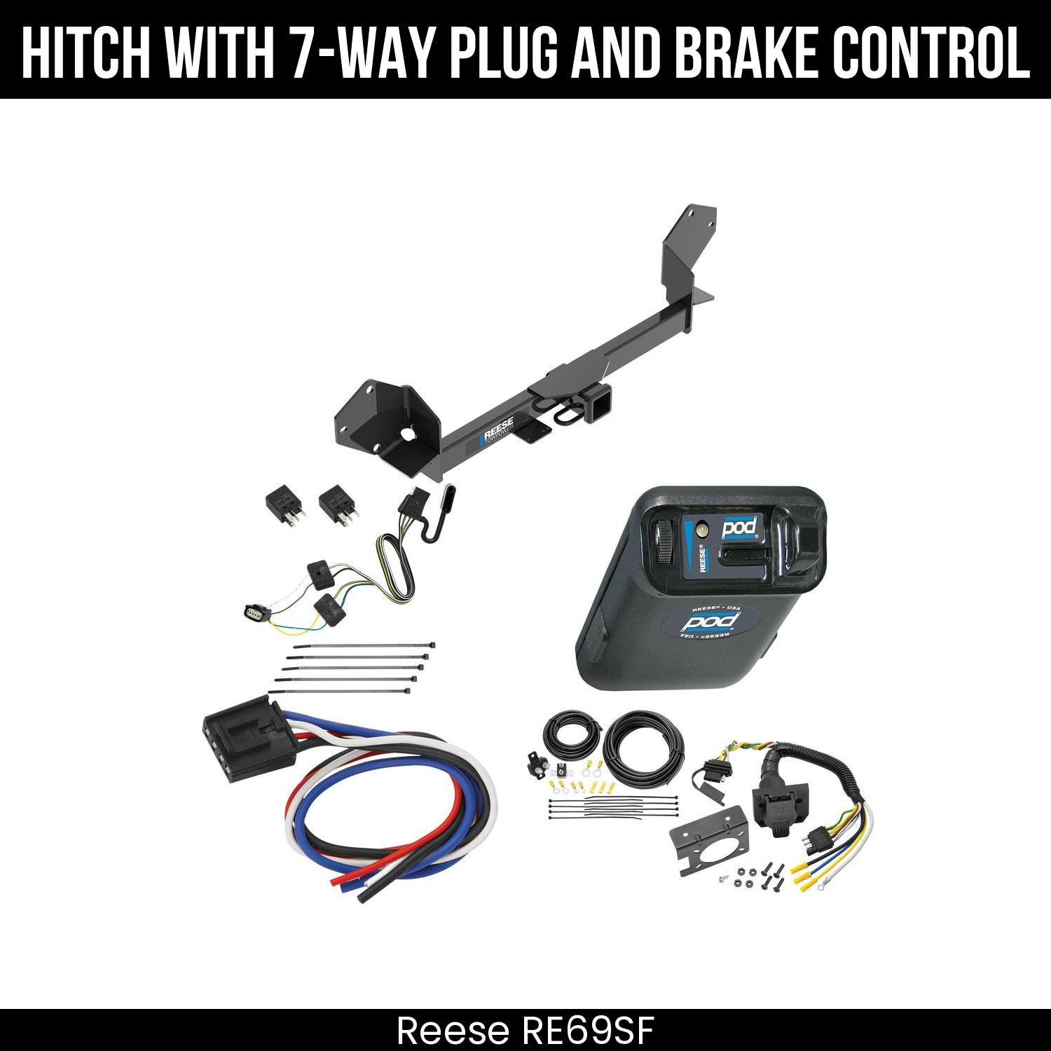 Trailer Hitch , 7-Way , Reese POD Brake Control
