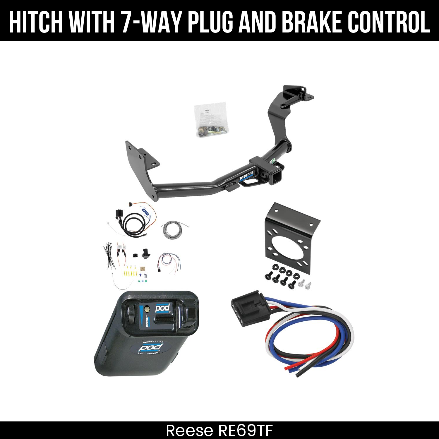 Trailer Hitch , 7-Way , Reese POD Brake Control
