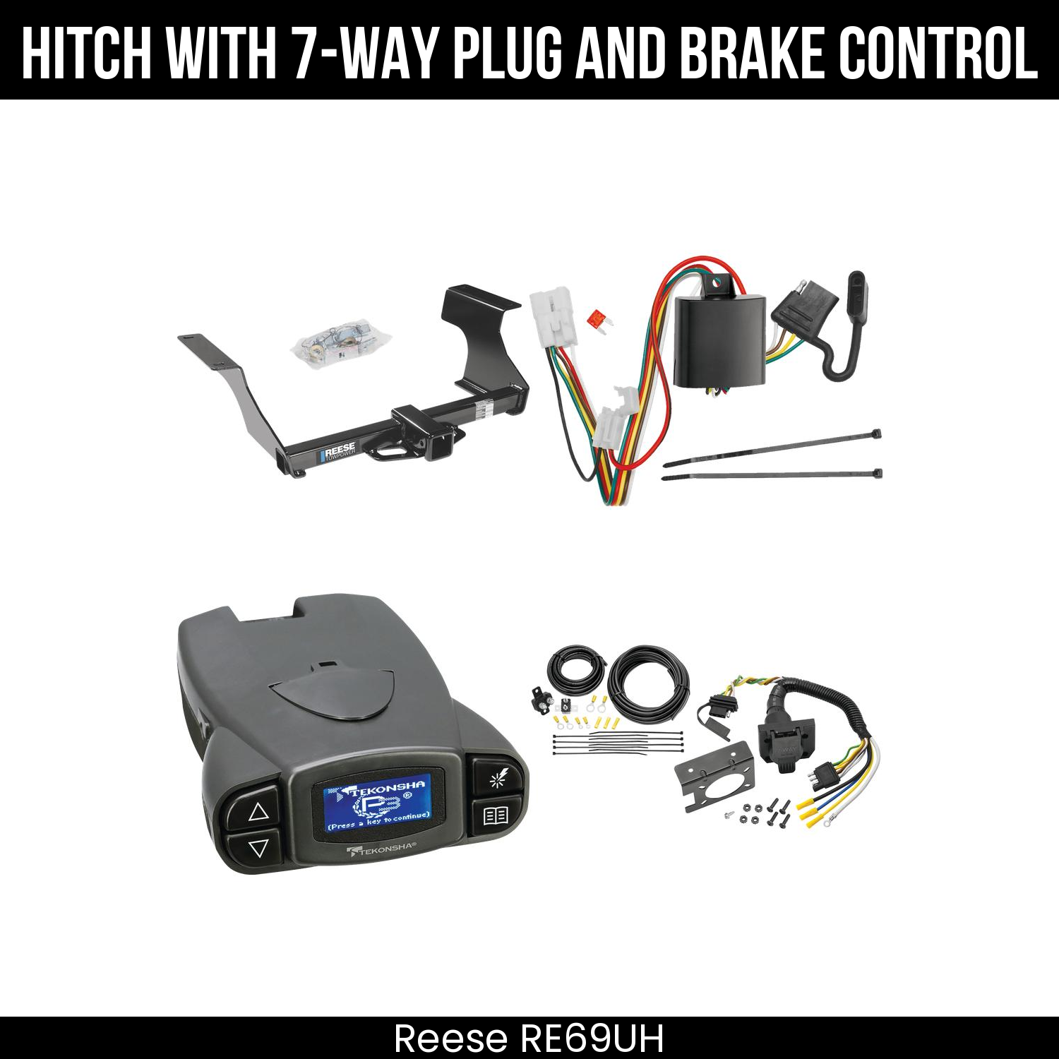 Trailer Hitch , 7-Way , Tekonsha Prodigy P3 Brake Control