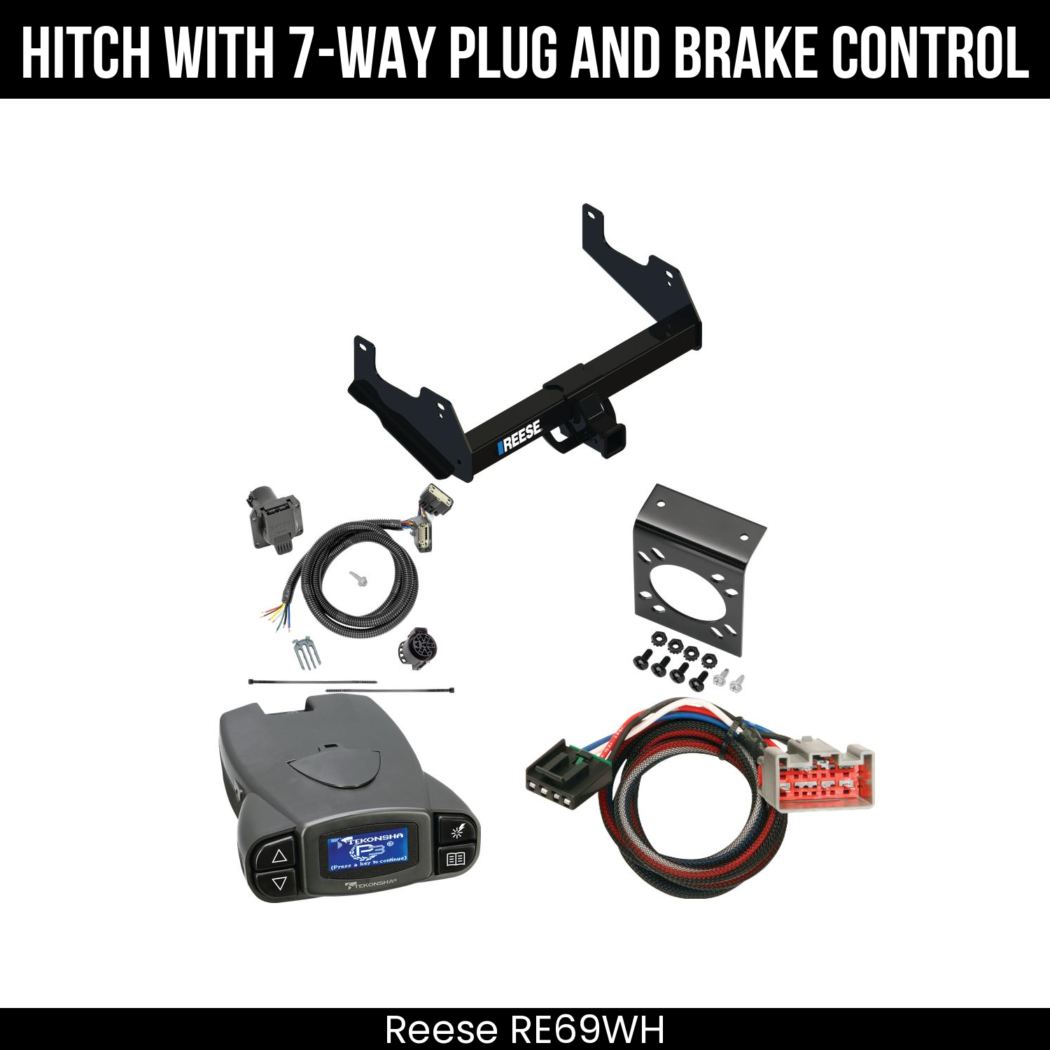 Trailer Hitch , 7-Way , Tekonsha Prodigy P3 Brake Control