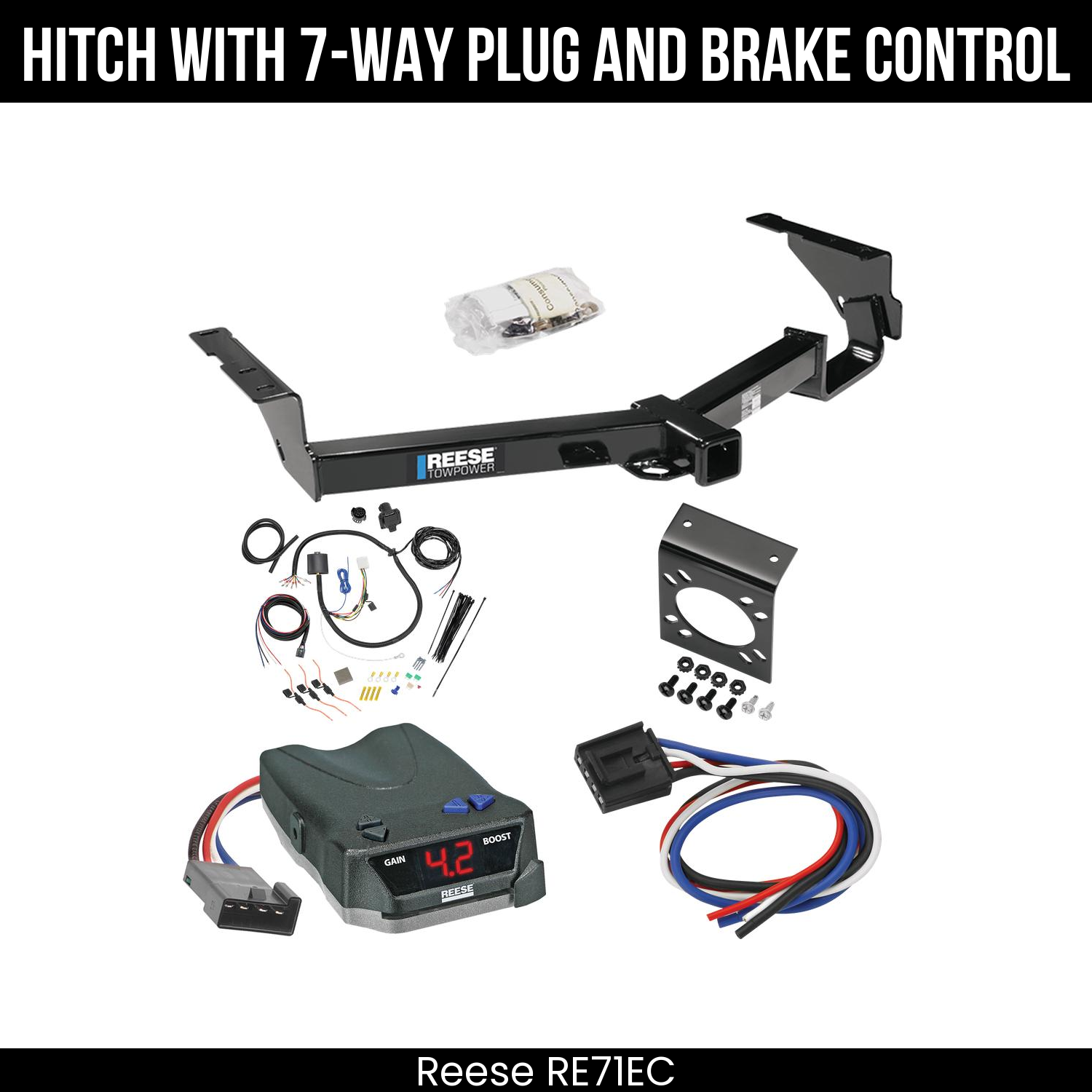 Trailer Hitch , 7-Way , Reese Brake EVN Control
