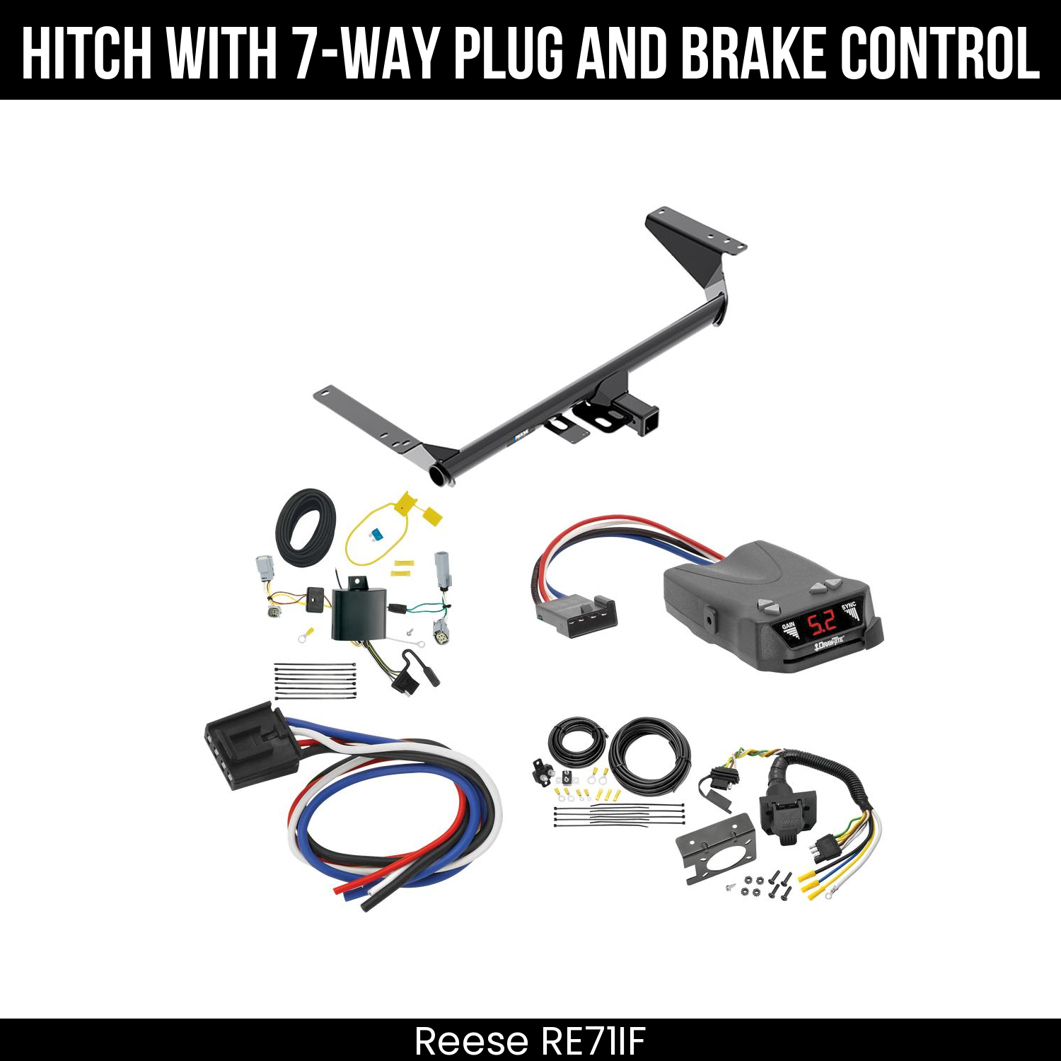 Trailer Hitch , 7-Way , Draw-Tite Activator IV Brake Control