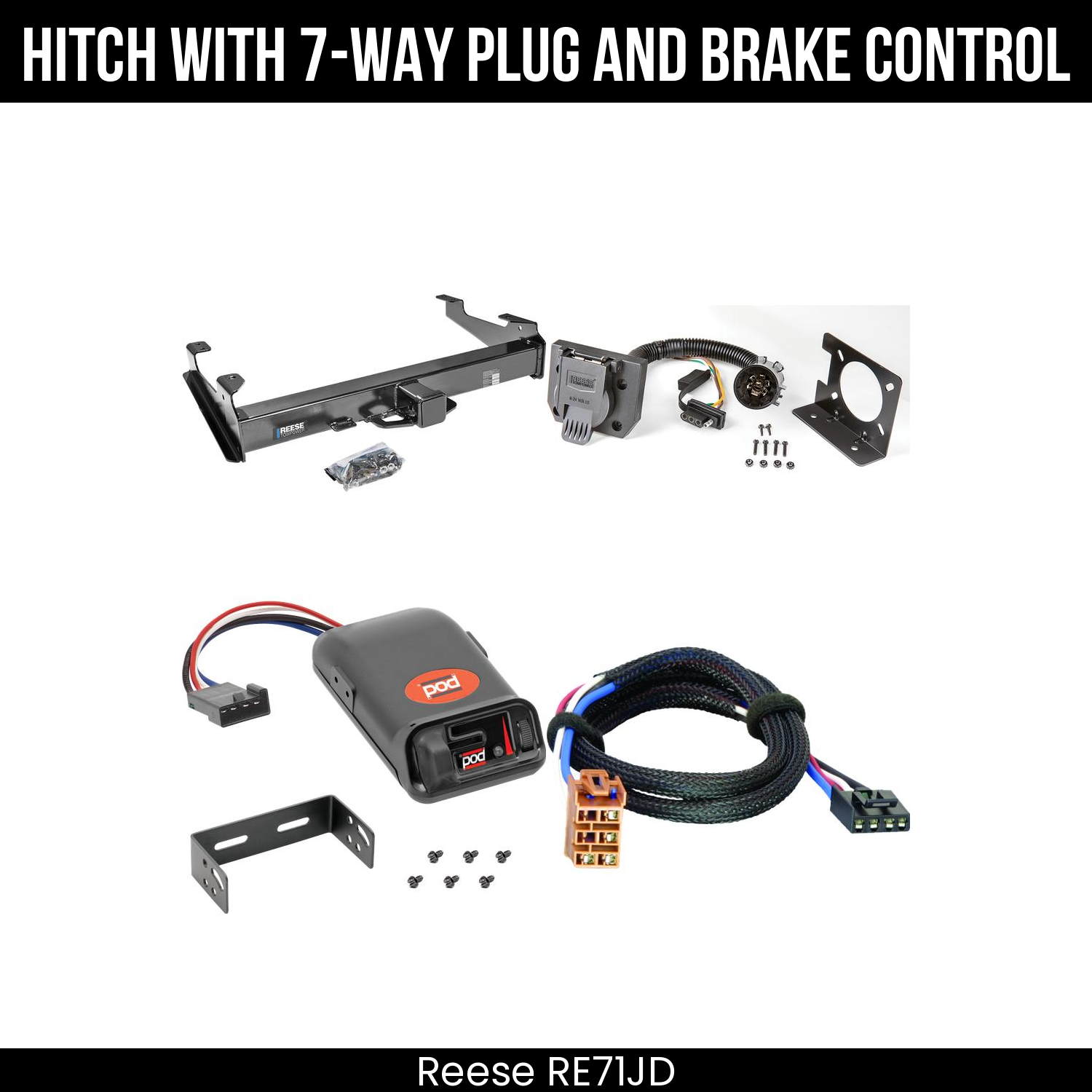 Trailer Hitch , 7-Way , Pro Series POD Brake Control