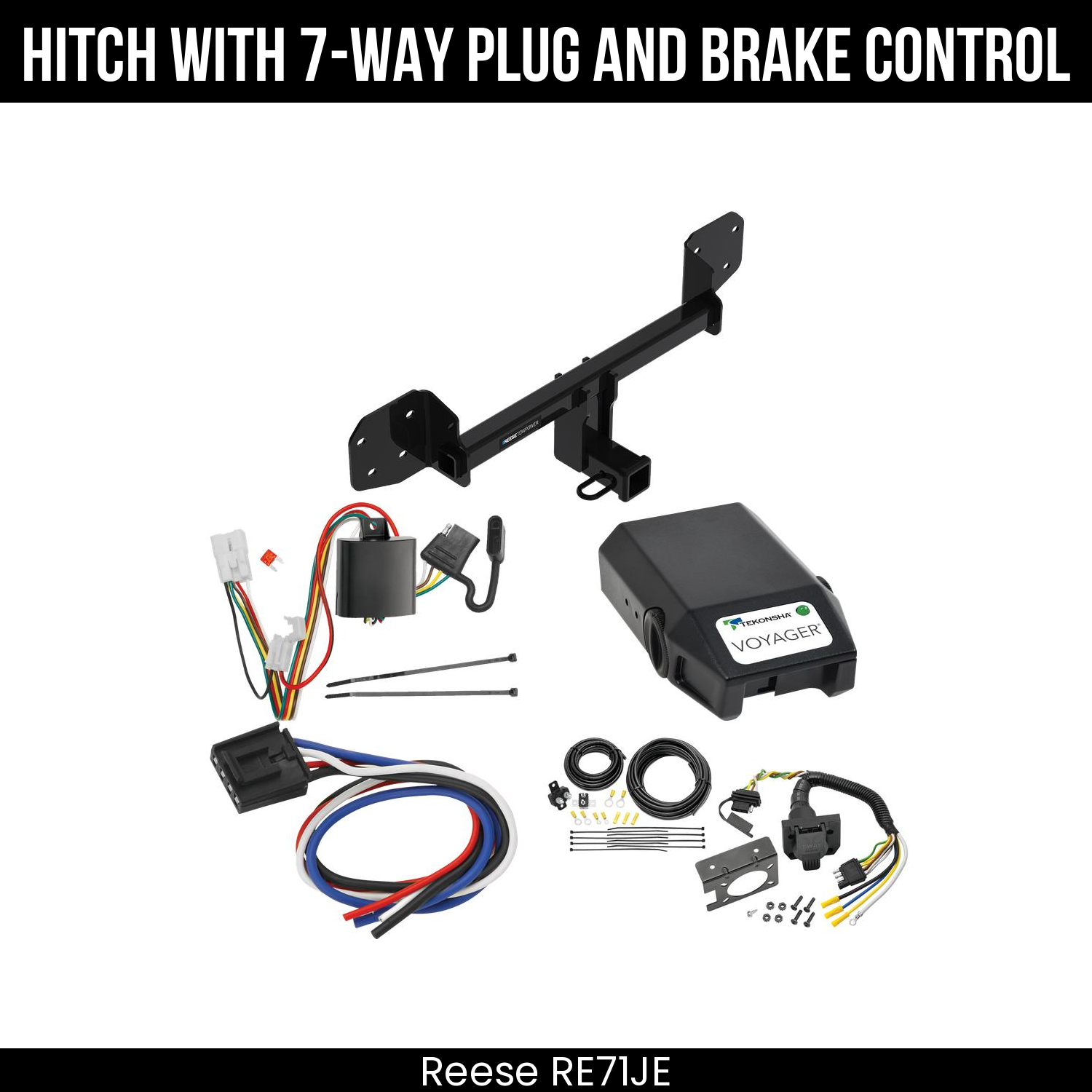 Trailer Hitch , 7-Way , Tekonsha Voyager Brake Control