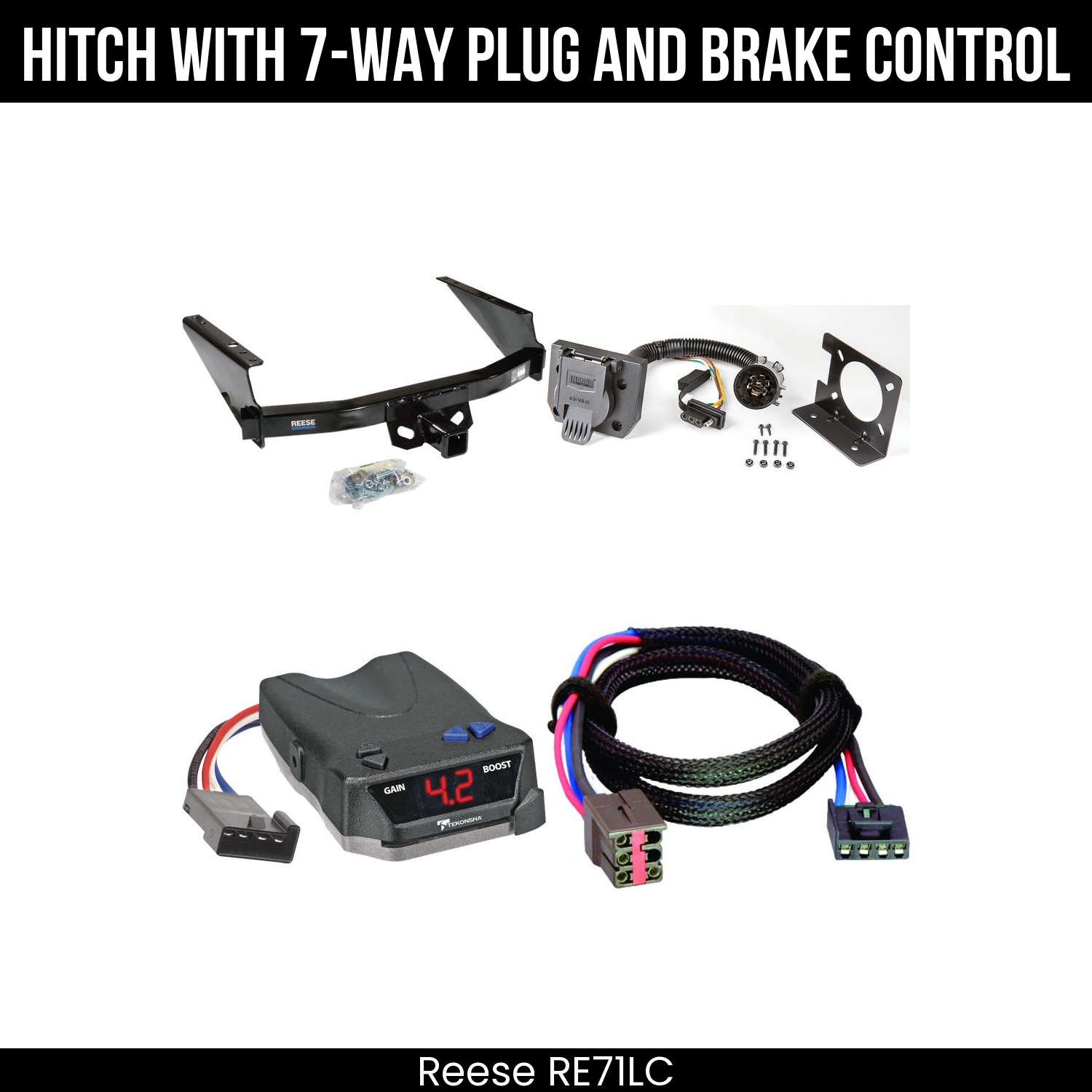 Trailer Hitch , 7-Way , Tekonsha Brake EVN Control