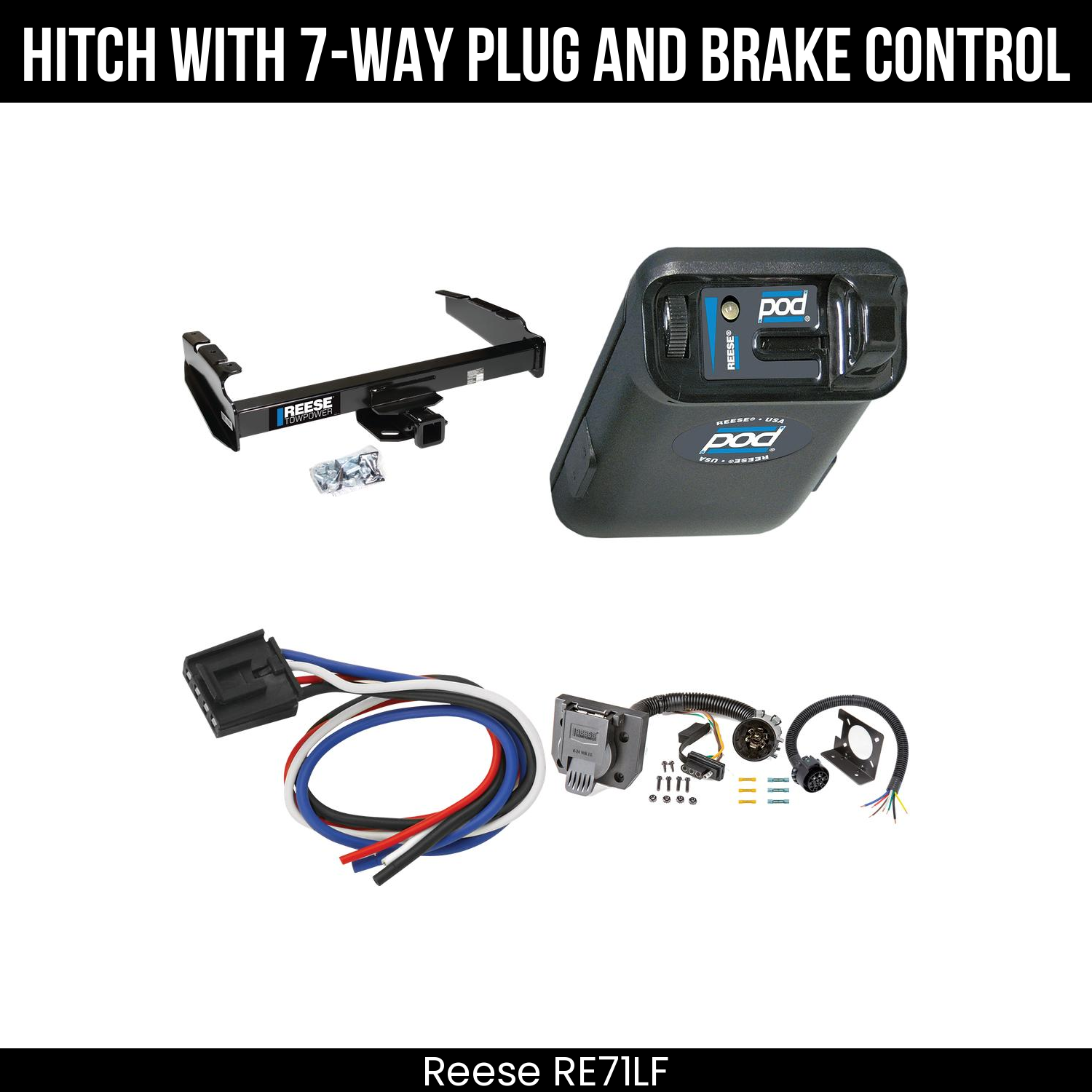 Trailer Hitch , 7-Way , Reese POD Brake Control