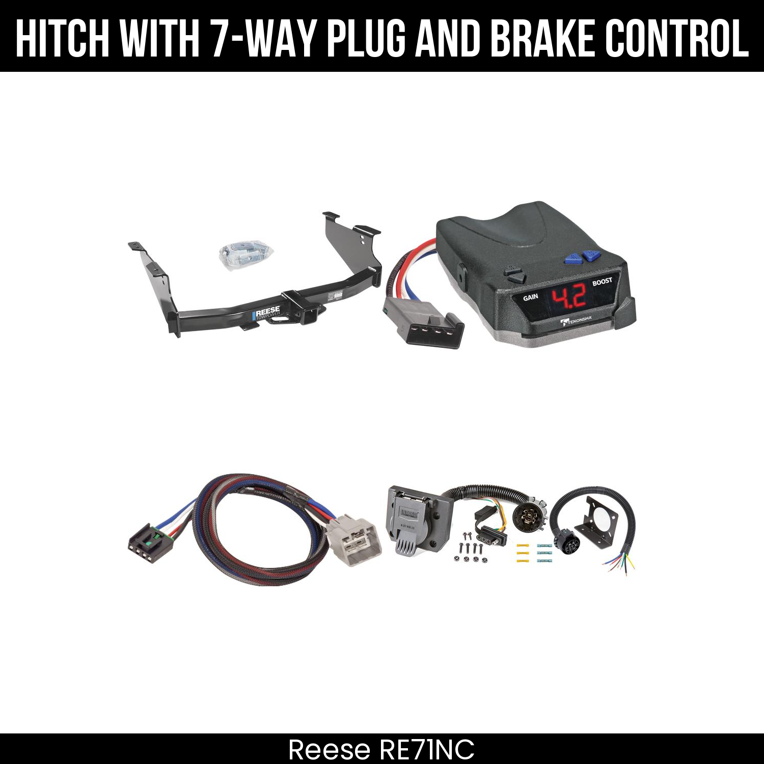 Trailer Hitch , 7-Way , Tekonsha Brake EVN Control