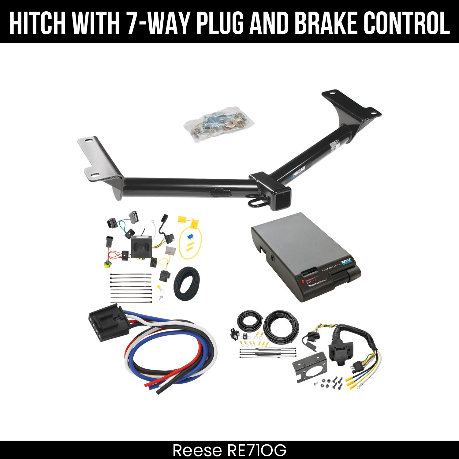Trailer Hitch , 7-Way , Reese Brakeman Brake Control