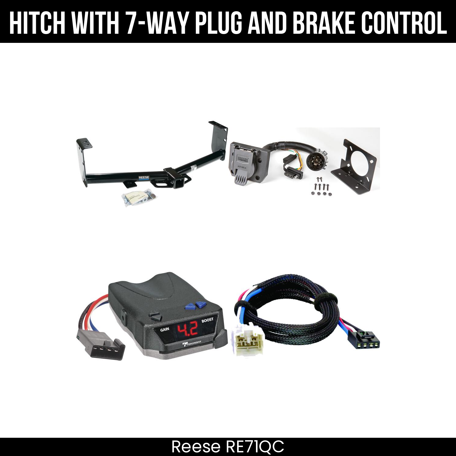 Trailer Hitch , 7-Way , Tekonsha Brake EVN Control