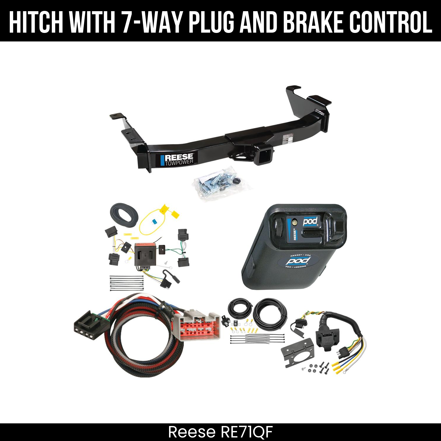 Trailer Hitch , 7-Way , Reese POD Brake Control