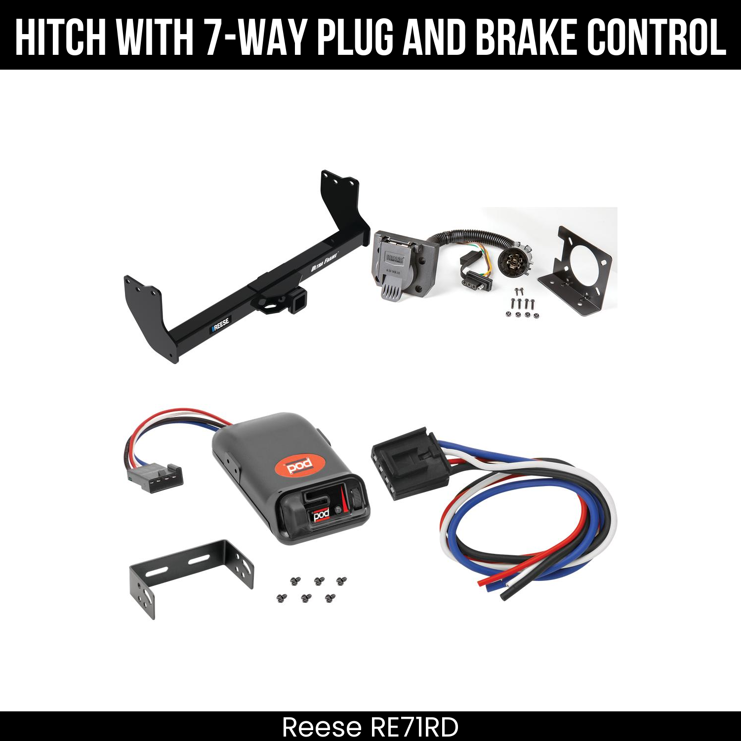 Trailer Hitch , 7-Way , Pro Series POD Brake Control