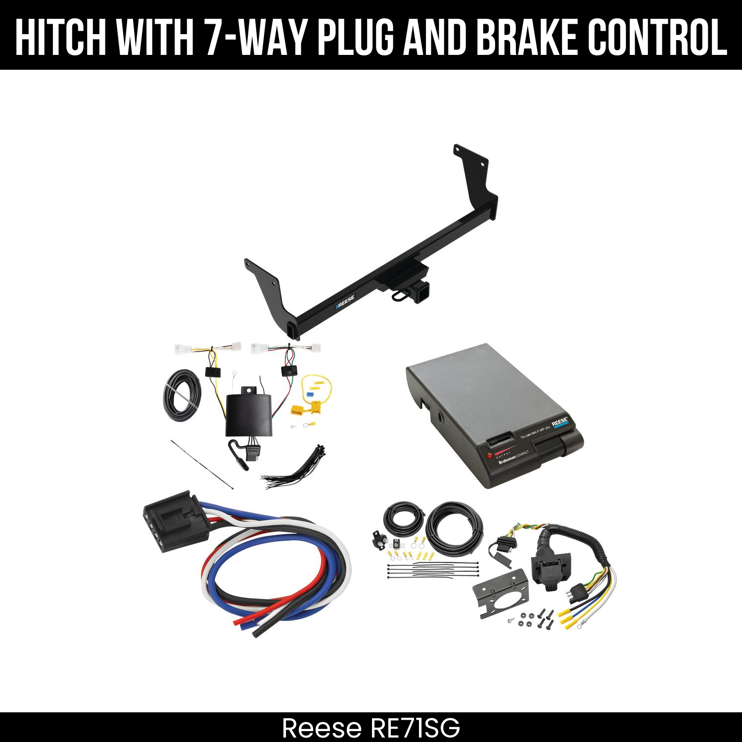Trailer Hitch , 7-Way , Reese Brakeman Brake Control