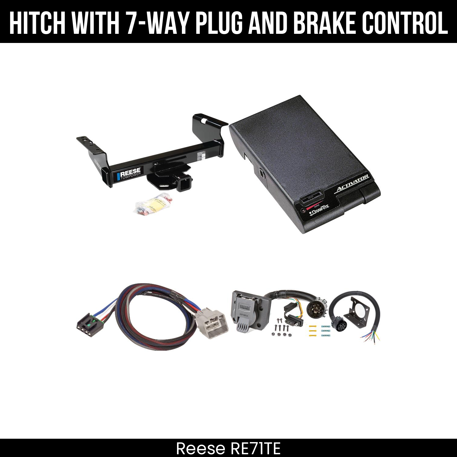 Trailer Hitch , 7-Way , Draw-Tite Activator Brake Control