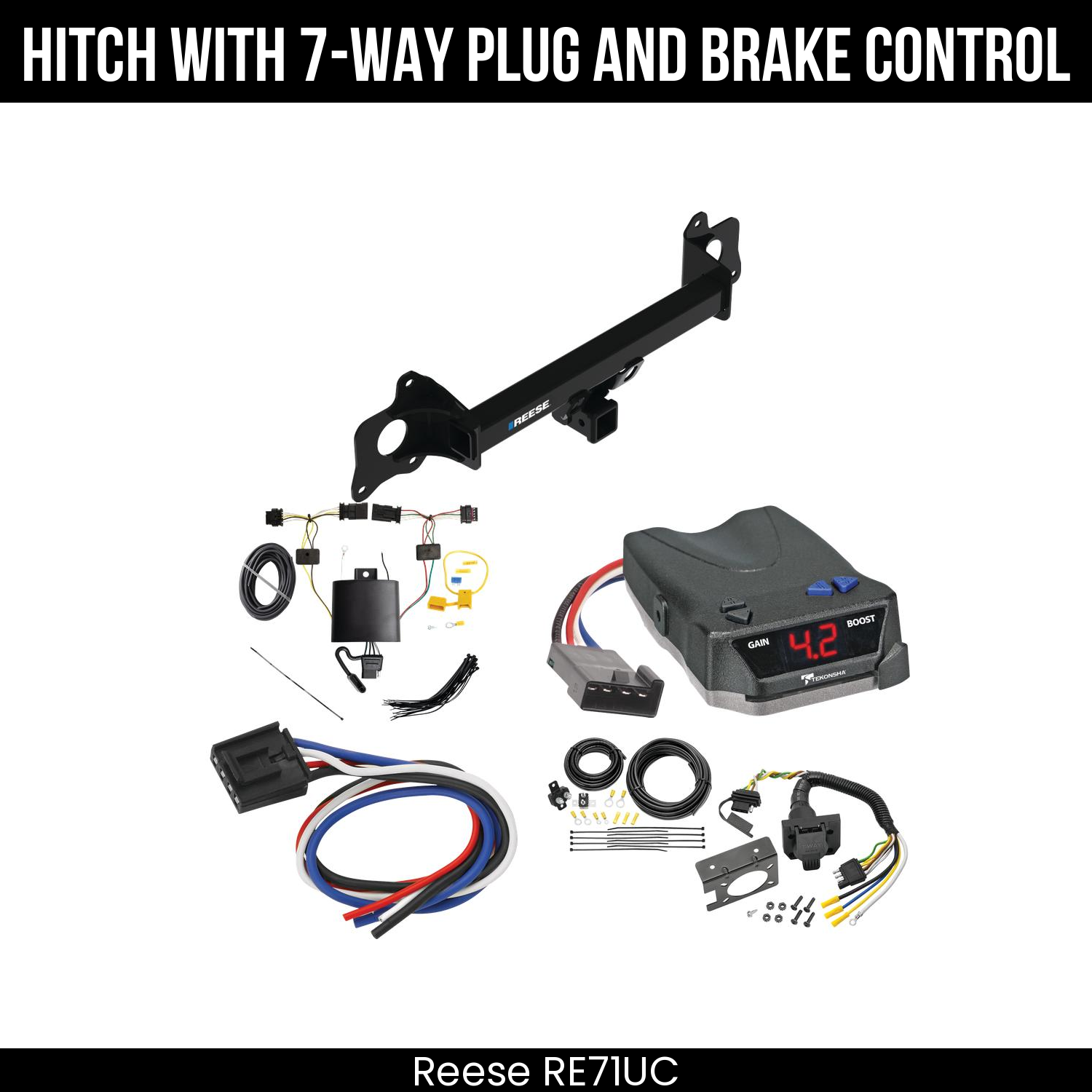 Trailer Hitch , 7-Way , Tekonsha Brake EVN Control