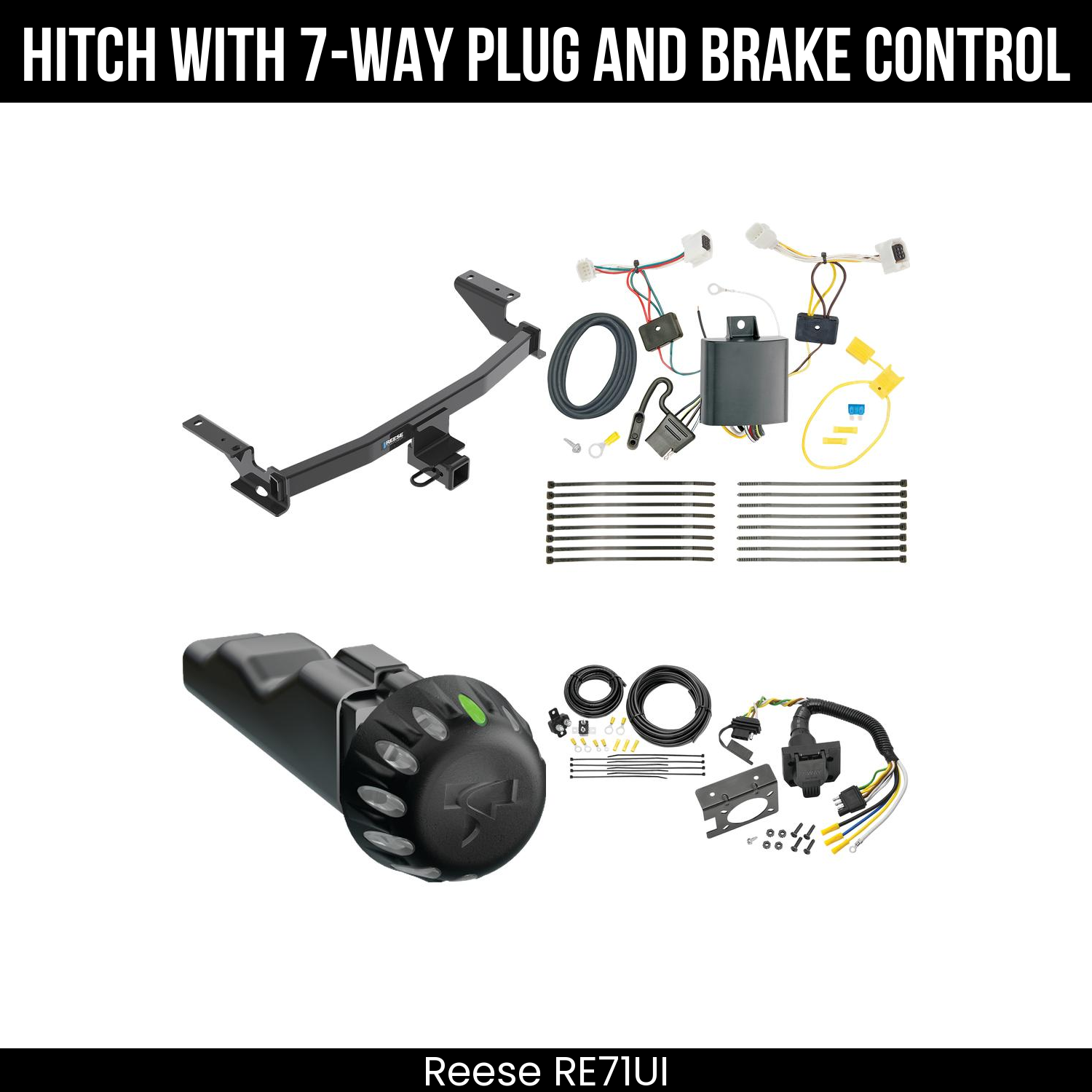 Trailer Hitch , 7-Way , Tekonsha Voyager iD Smart Brake Control