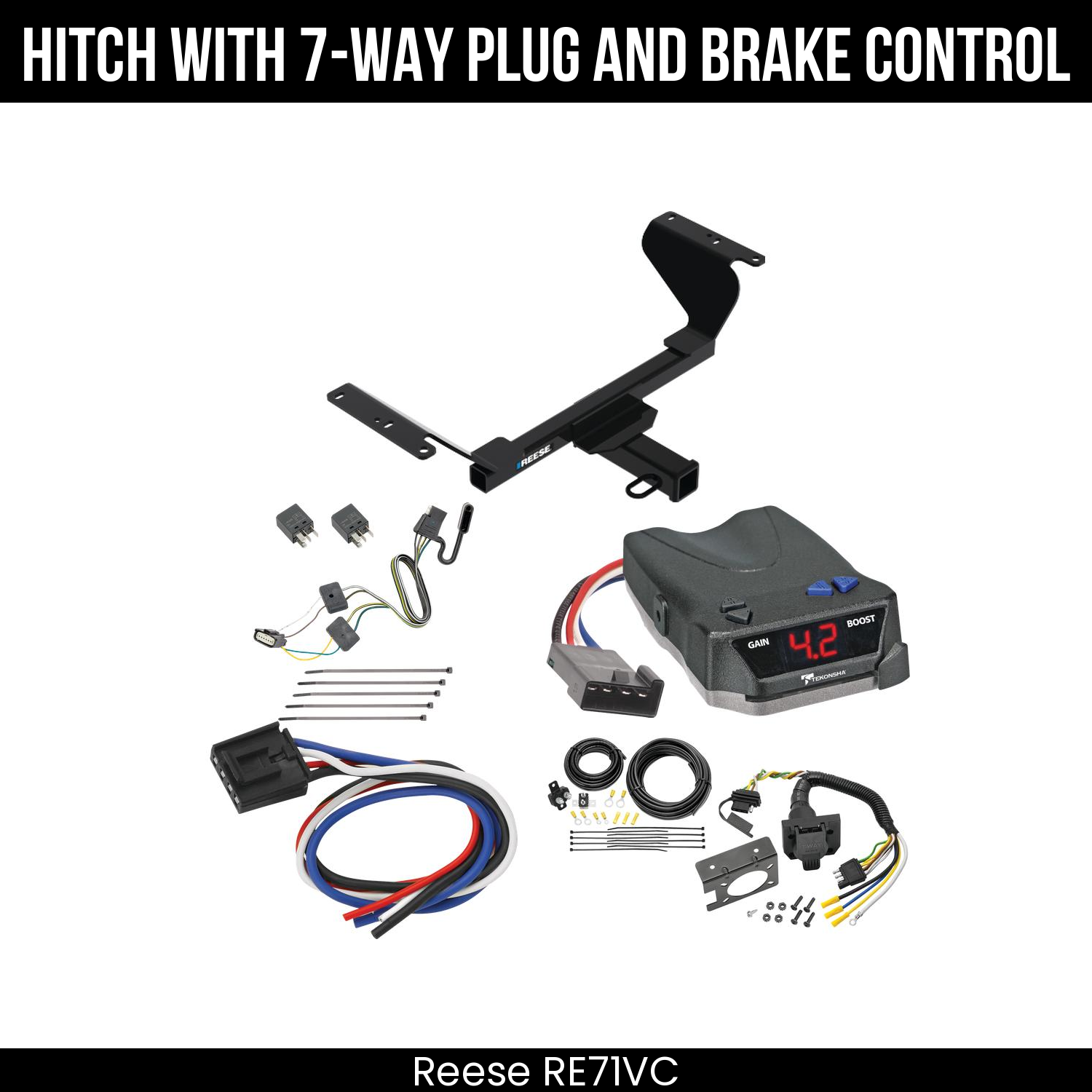 Trailer Hitch , 7-Way , Tekonsha Brake EVN Control