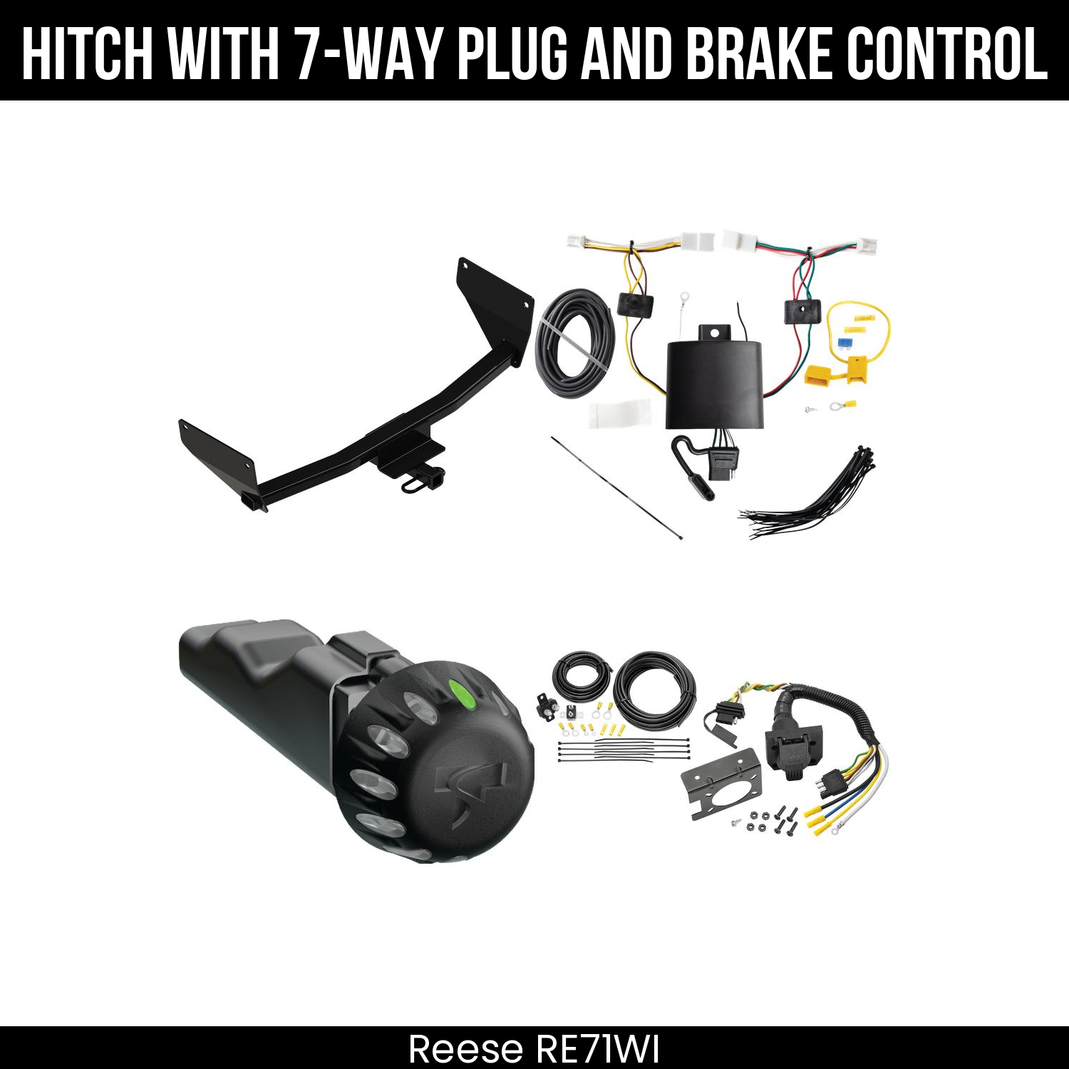 Trailer Hitch , 7-Way , Tekonsha Voyager iD Smart Brake Control