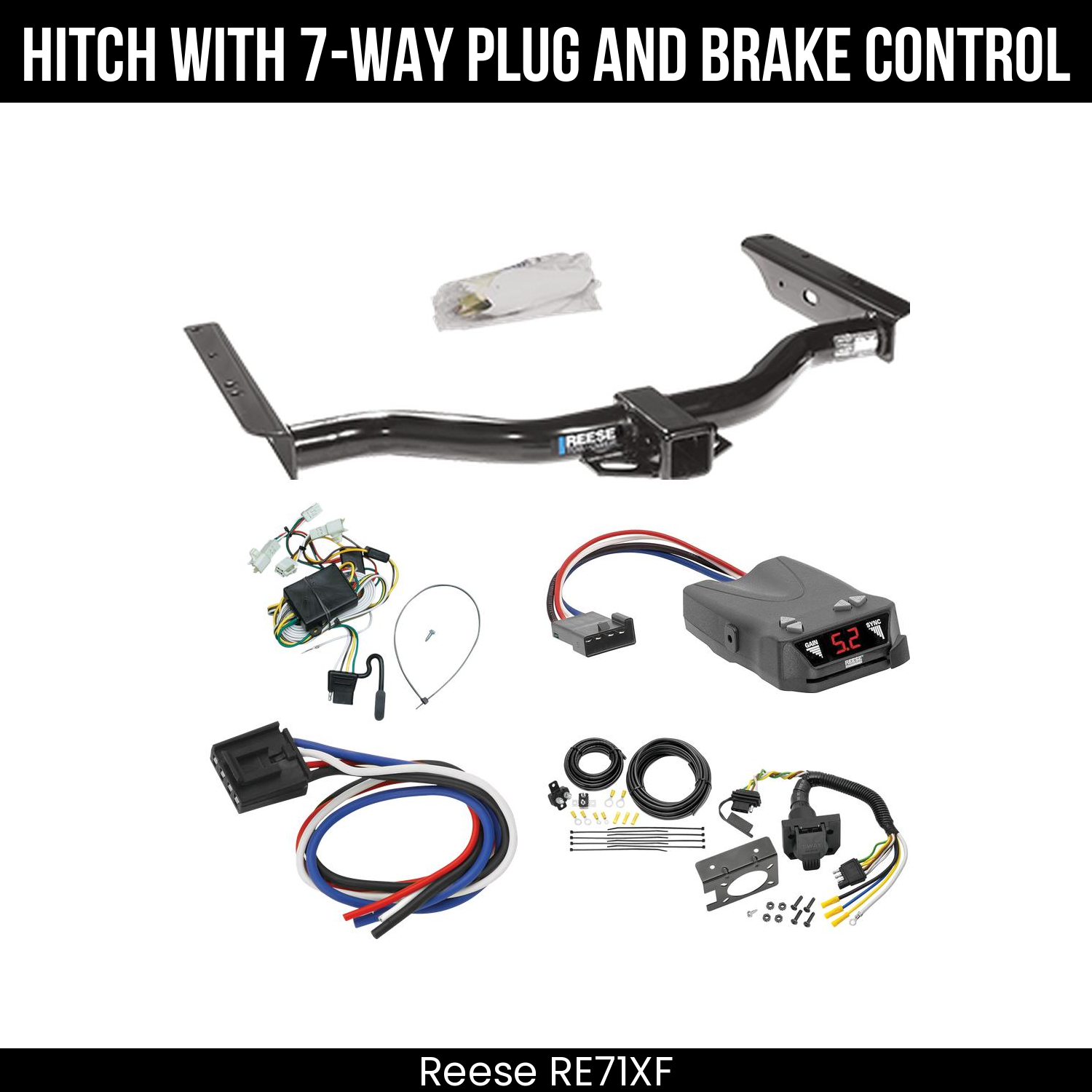 Trailer Hitch , 7-Way , Reese Brakeman IV Brake Control