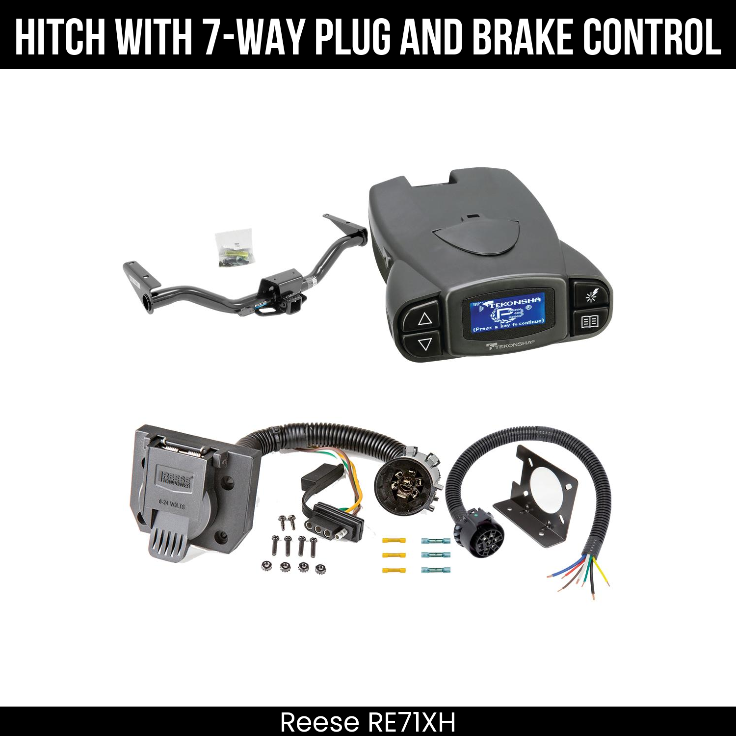 Trailer Hitch , 7-Way , Tekonsha Prodigy P3 Brake Control