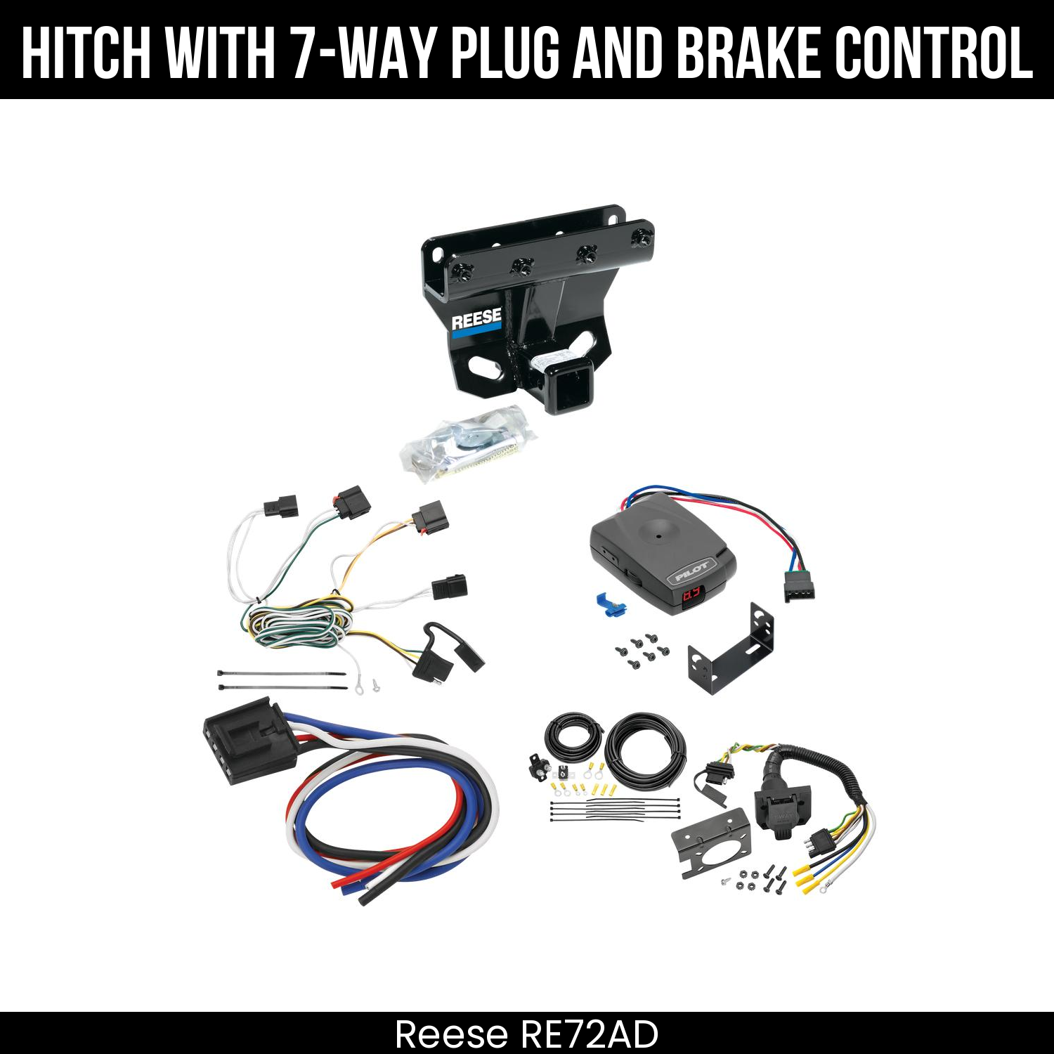 Trailer Hitch , 7-Way , Pro Series Pilot Brake Control