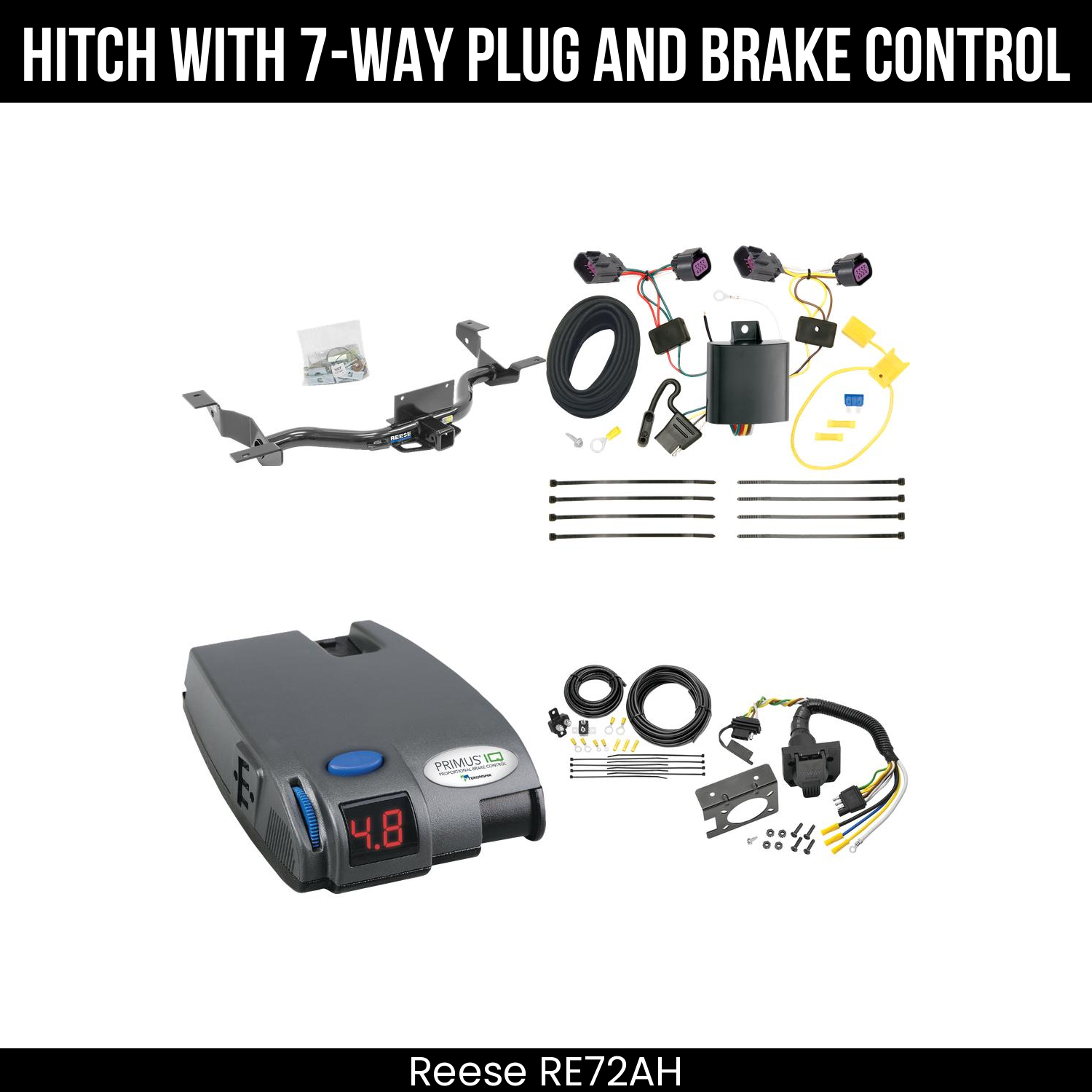 Trailer Hitch , 7-Way , Tekonsha Primus IQ Brake Control