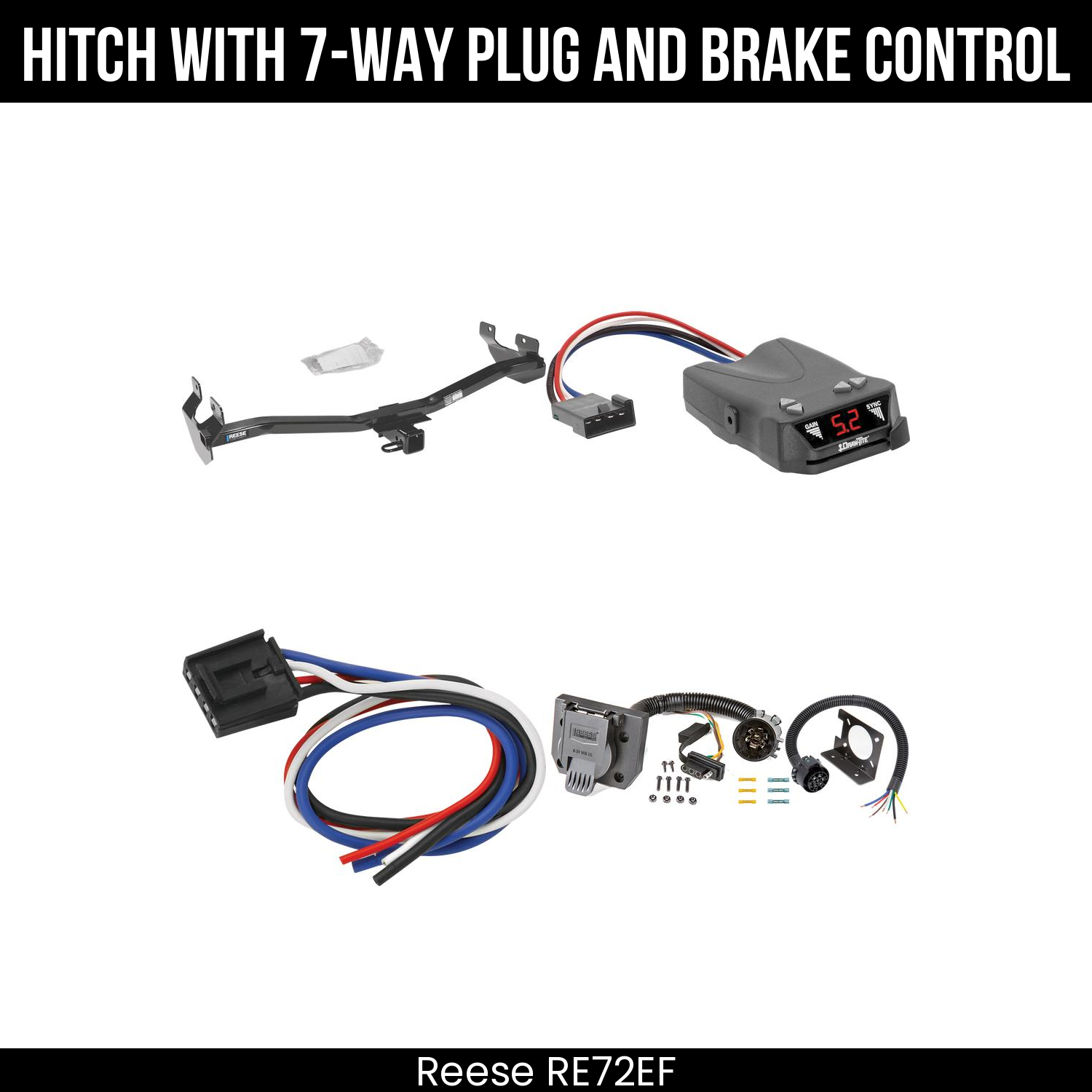 Trailer Hitch , 7-Way , Draw-Tite Activator IV Brake Control