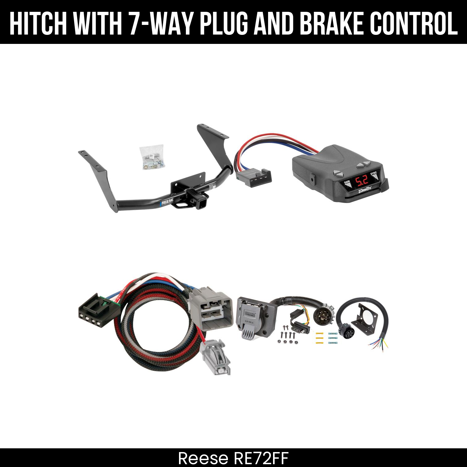 Trailer Hitch , 7-Way , Draw-Tite Activator IV Brake Control