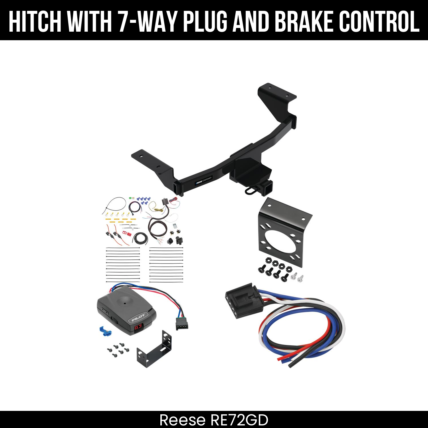 Trailer Hitch , 7-Way , Pro Series Pilot Brake Control