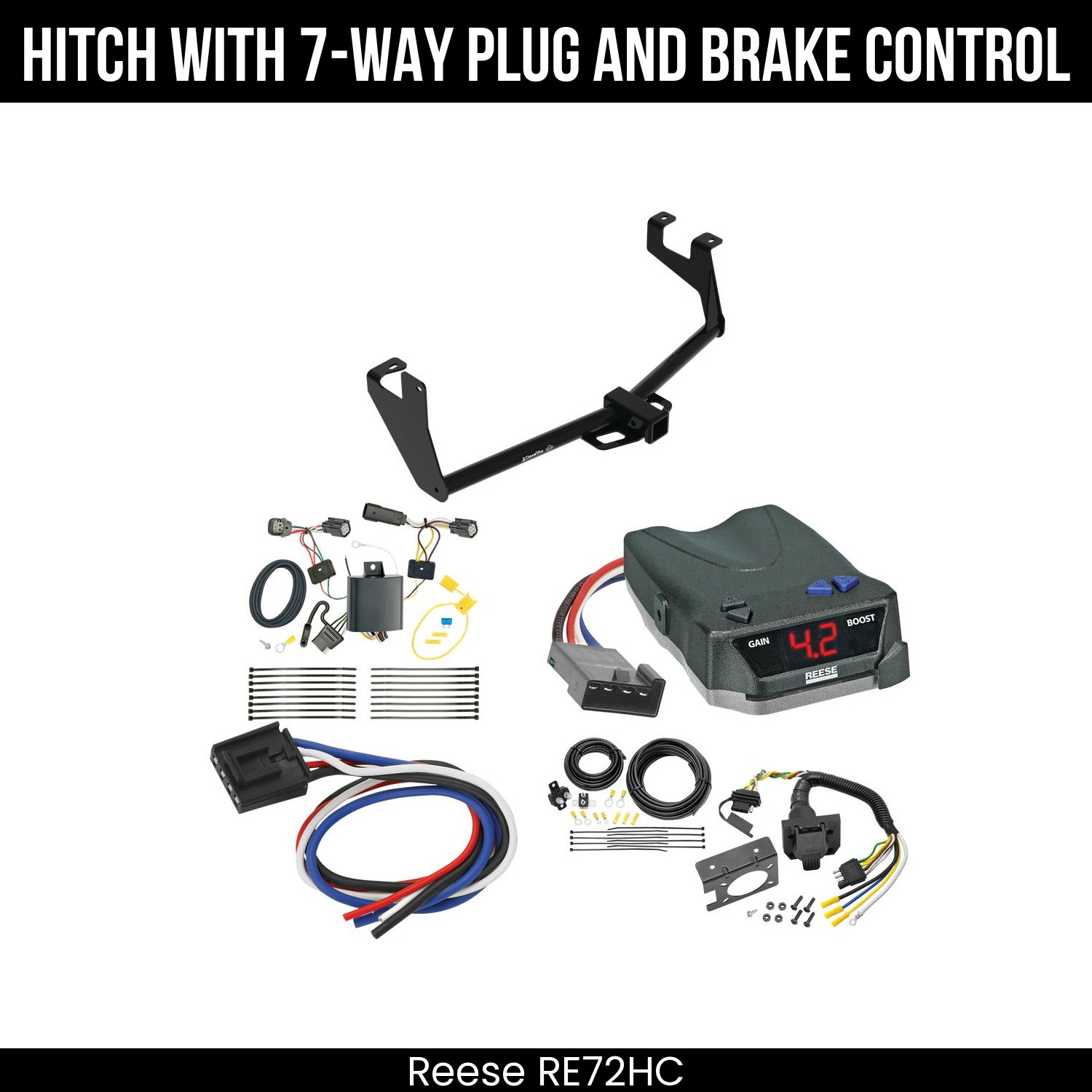 Trailer Hitch , 7-Way , Reese Brake EVN Control