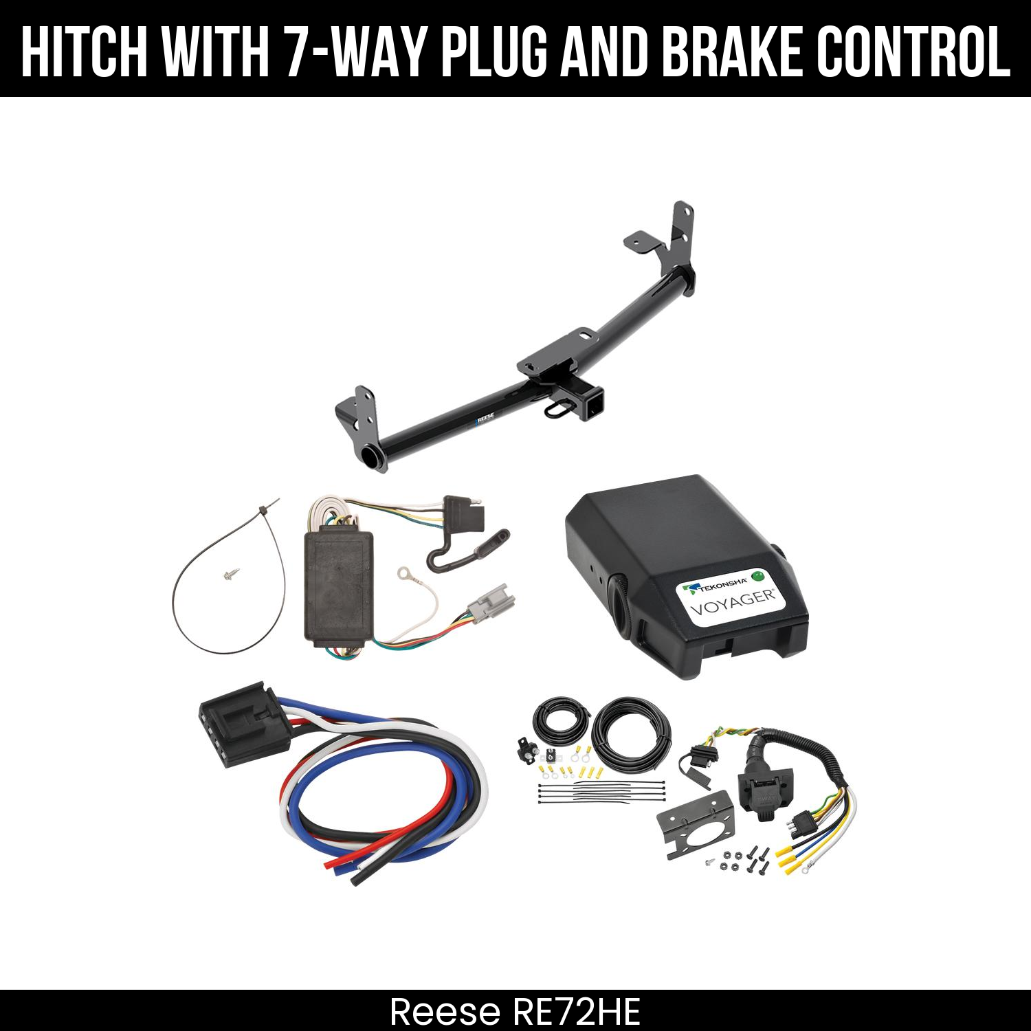 Trailer Hitch , 7-Way , Tekonsha Voyager Brake Control