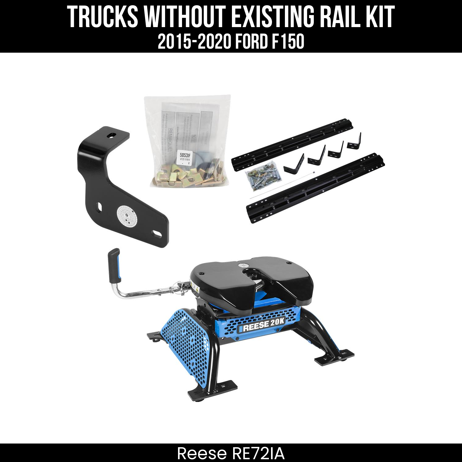 5th Wheel Hitch Bracket Kit,5th Wheel Hitch Mounting Rail & Bracket Kit,M5 5th Wheel Center Section,M5 5th Wheel Head Assembly,M5 5th Wheel Leg Kit