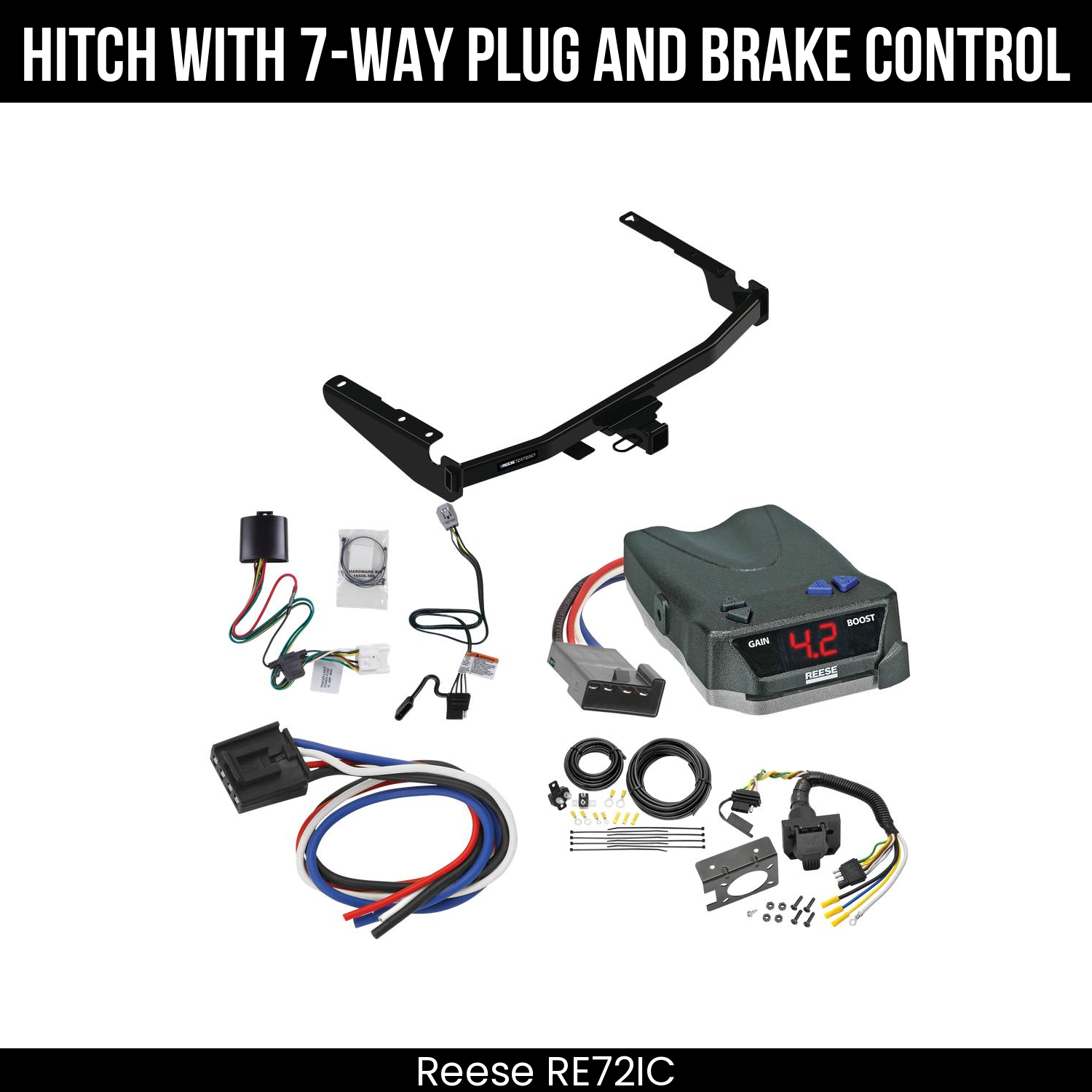 Trailer Hitch , 7-Way , Reese Brake EVN Control
