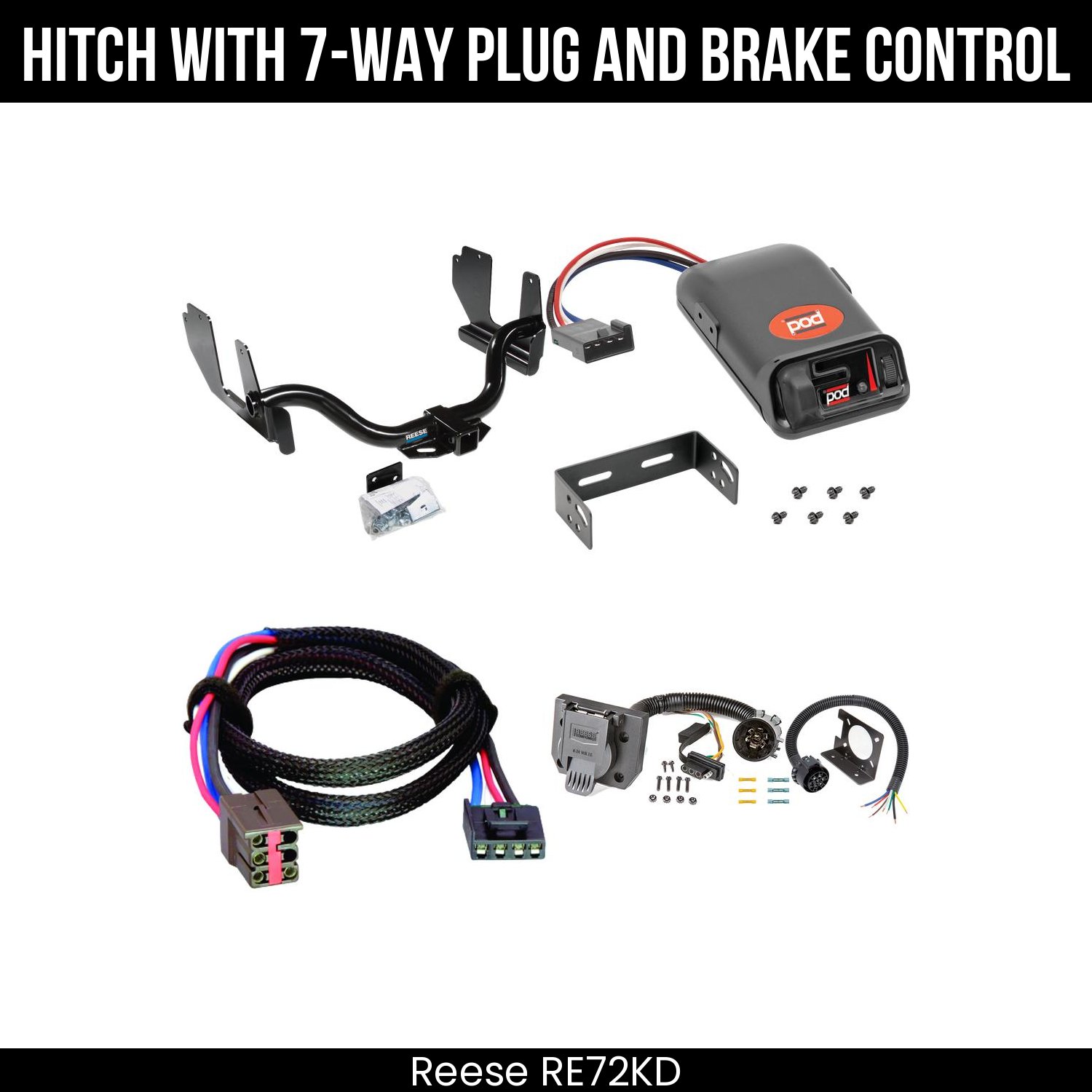 Trailer Hitch , 7-Way , Pro Series POD Brake Control