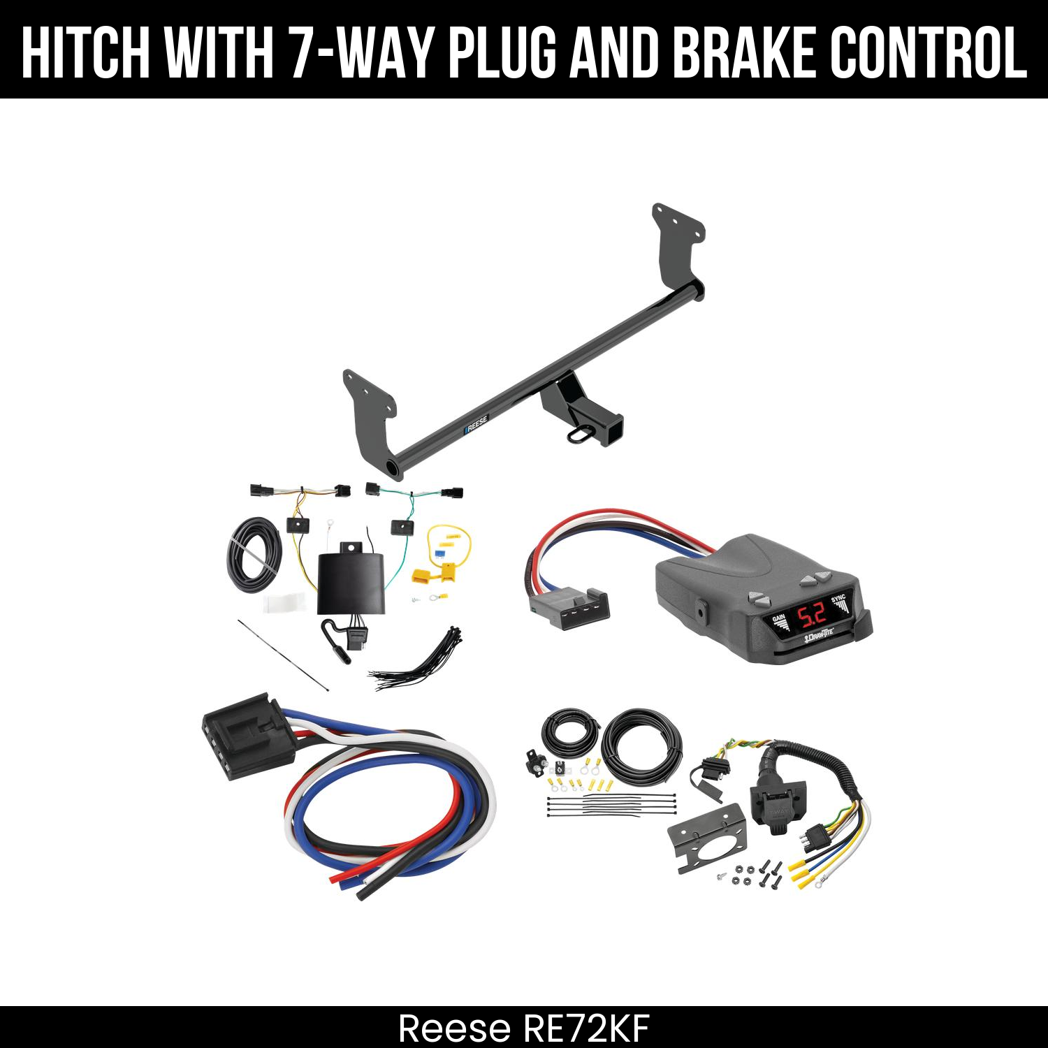 Trailer Hitch , 7-Way , Draw-Tite Activator IV Brake Control